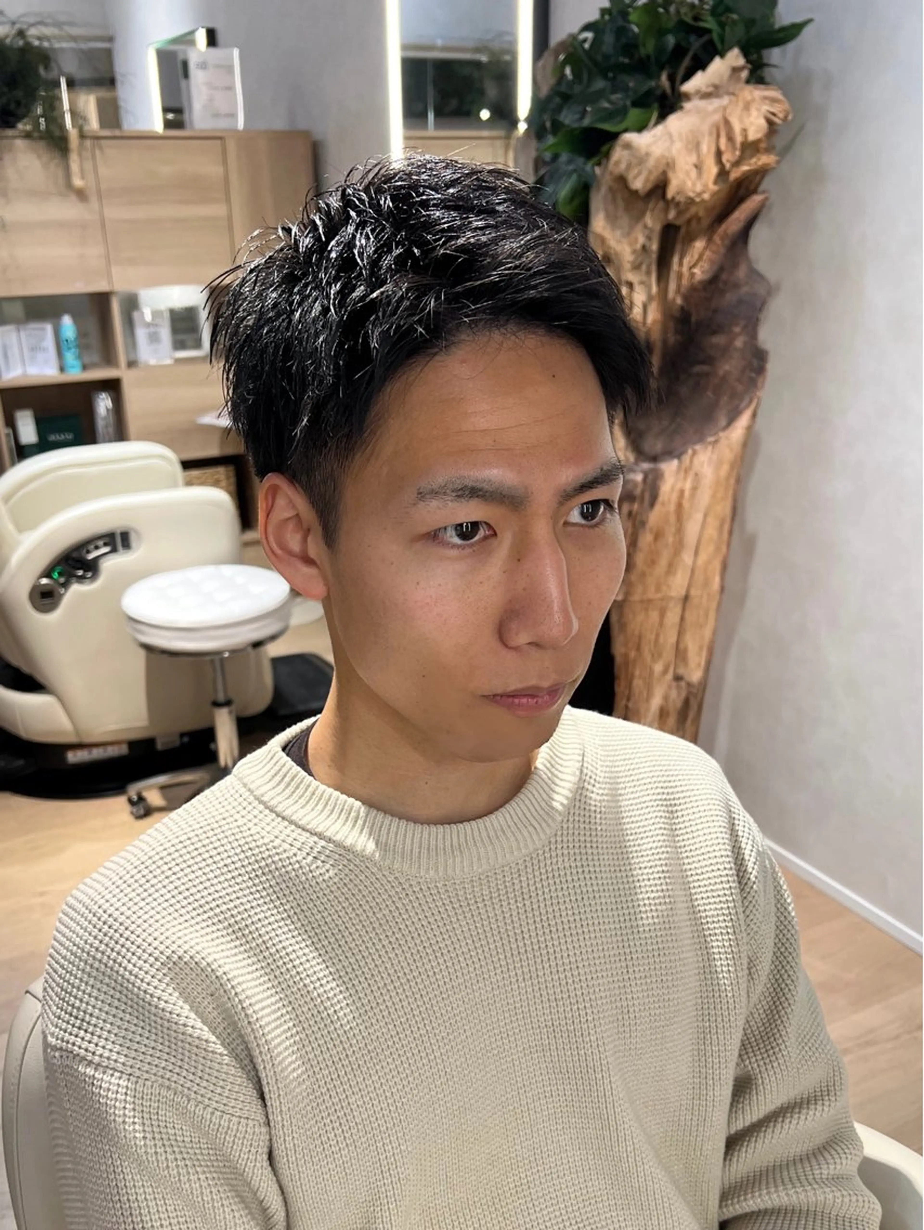 ショート メンズ カット unopulir Vamos店所属・梅田茶屋町メンズ 専門美容師 山元一平のヘアスタイル