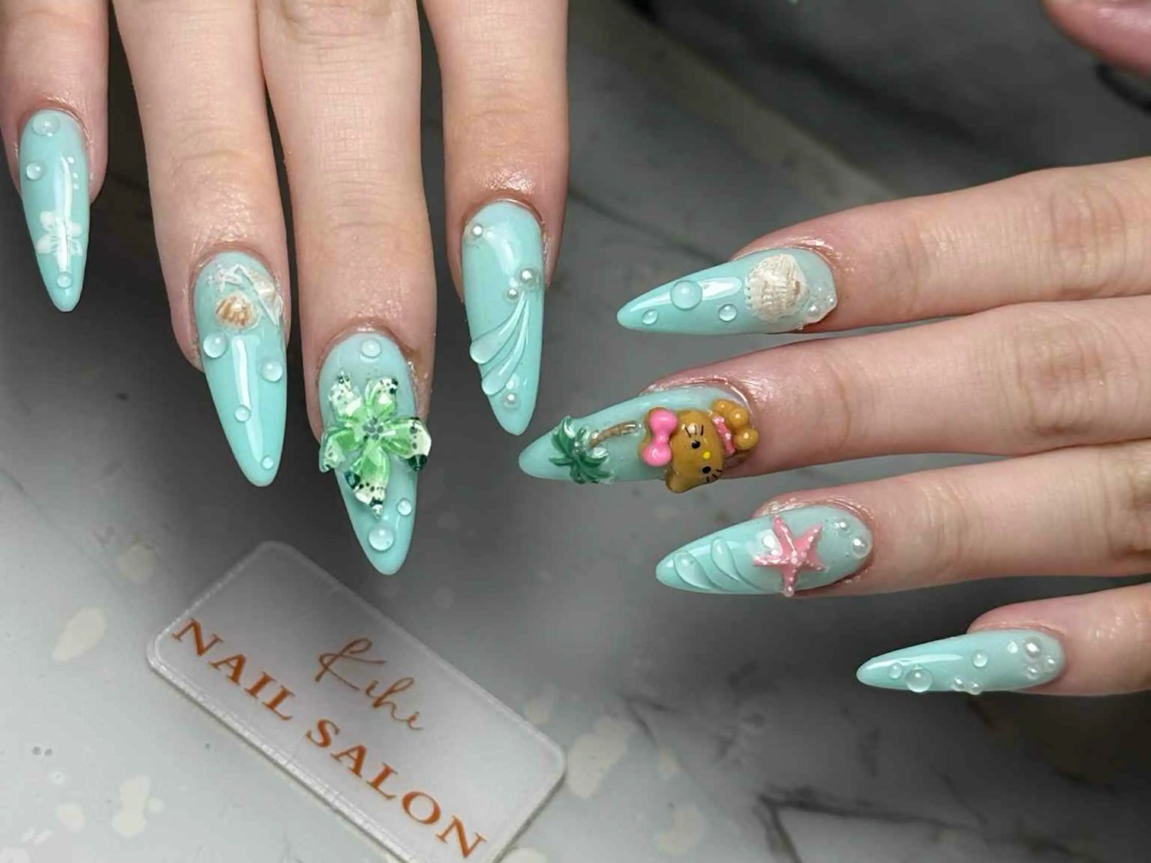 ネイル アートネイル フレンチネイル ジェルネイル グラデーション 韓国ネイル ハンドネイル ハンドケア さくら💮💮 【オフ無料】のネイルデザイン