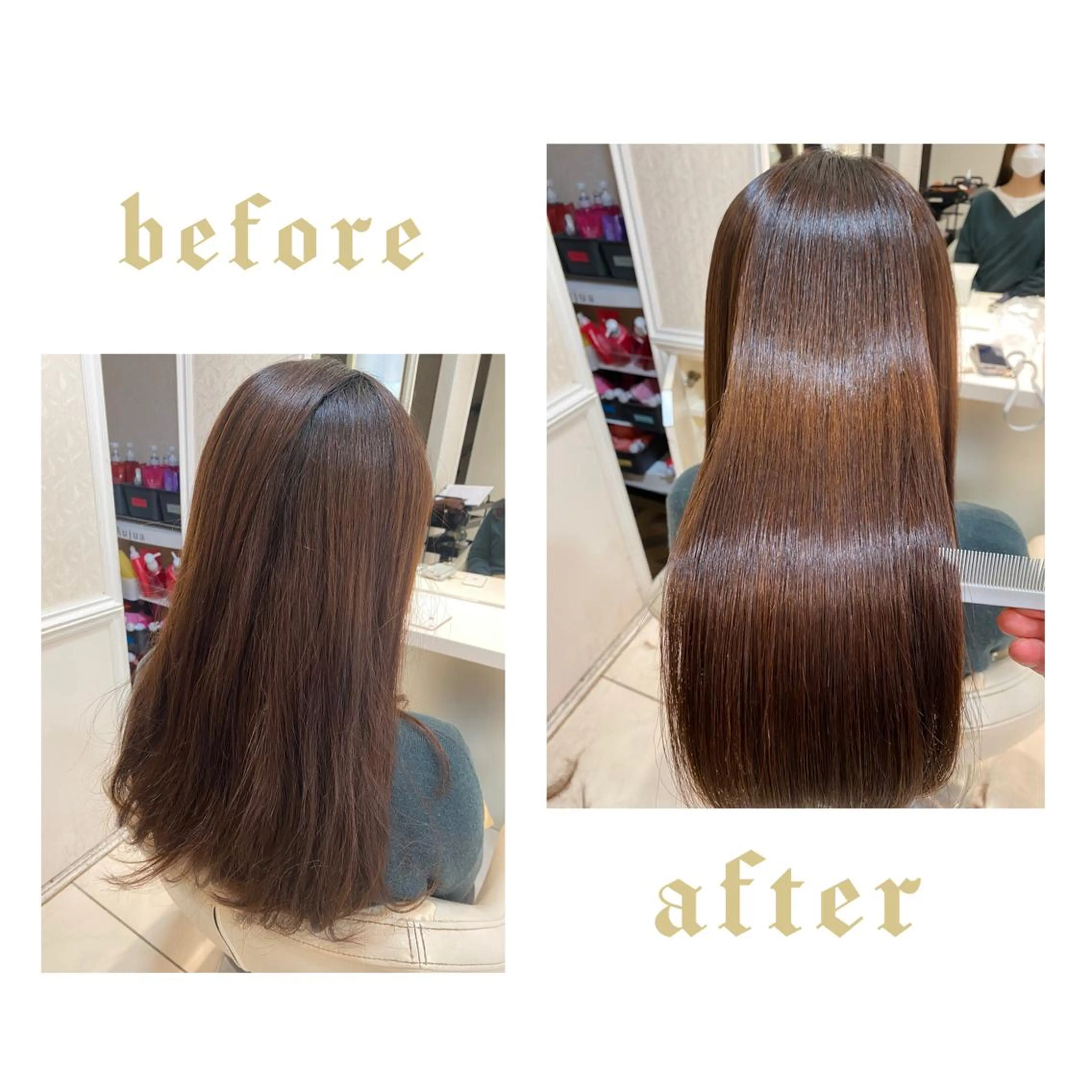 ロング カット 縮毛矯正 💎髪質改善/縮毛矯 正特化💎鈴木一寿のヘアスタイル