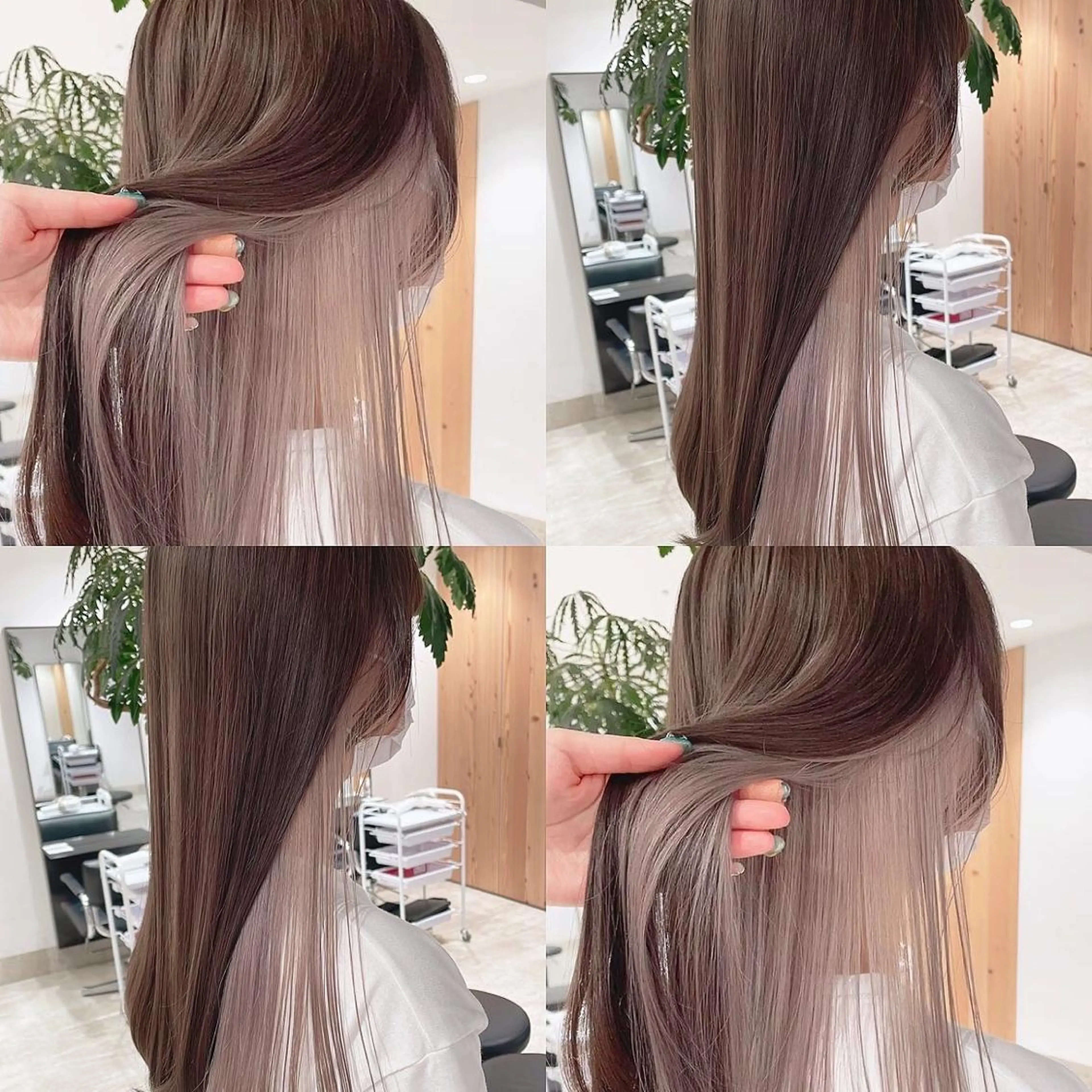 カラー ヘアカラー トリートメント 渋谷:インナーカラー ／🍒エリカ🍒のヘアスタイル