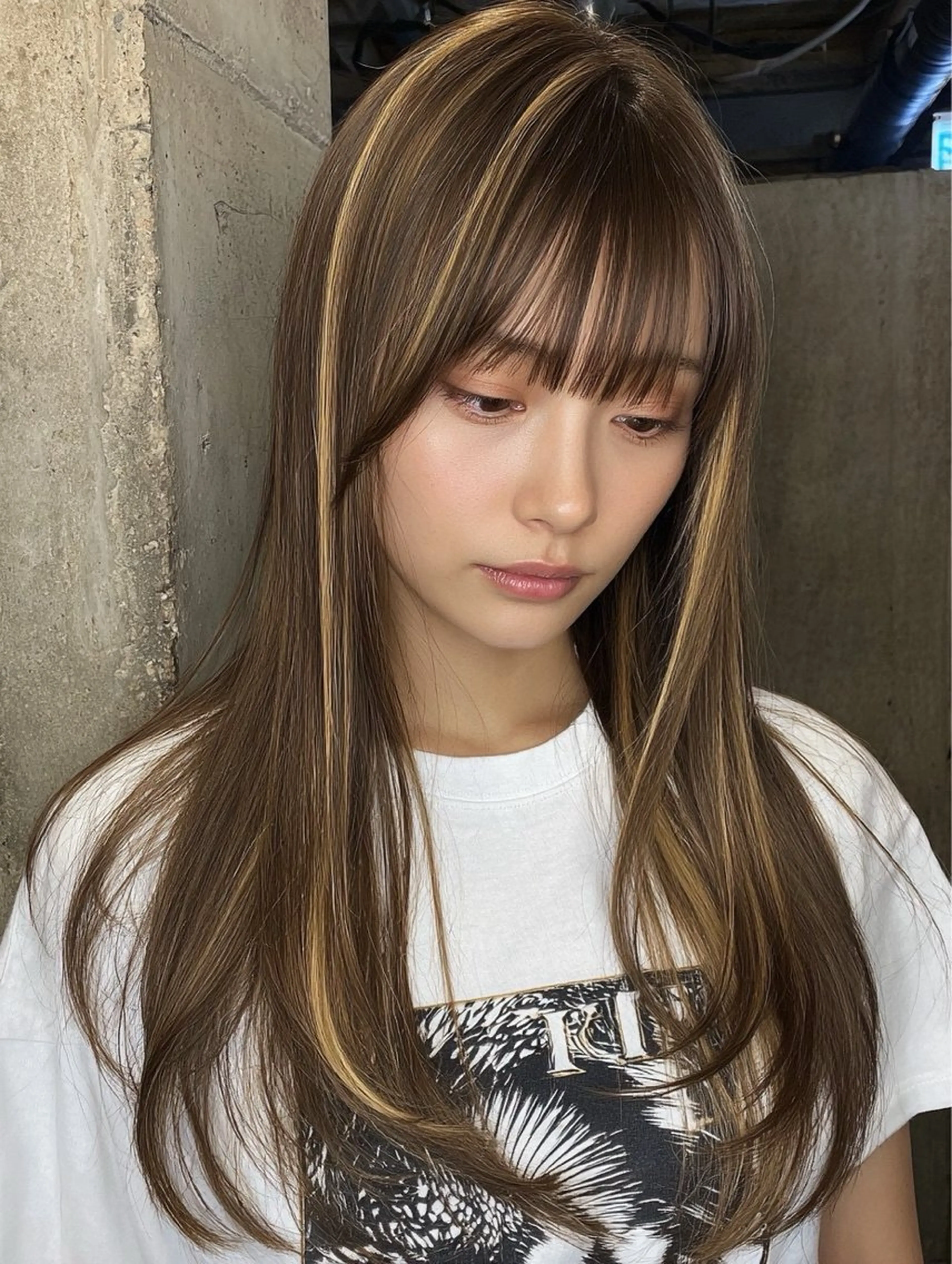 ロング カラー カット ヘアカラー トリートメント 🌛ダブルカラー 🌜SAYAKAのヘアスタイル