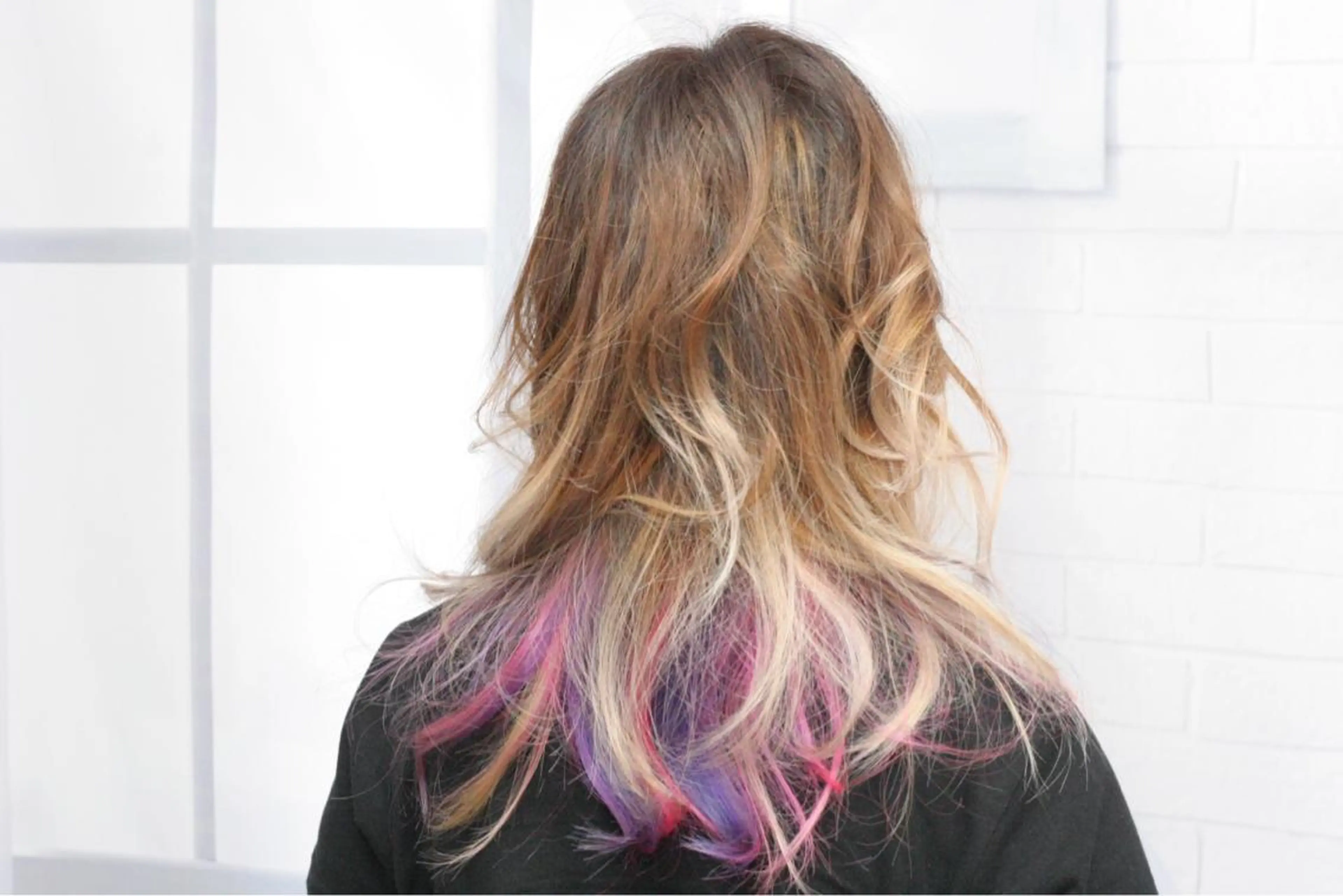 ロング カラー カット ヘアカラー じょん 。のヘアスタイル