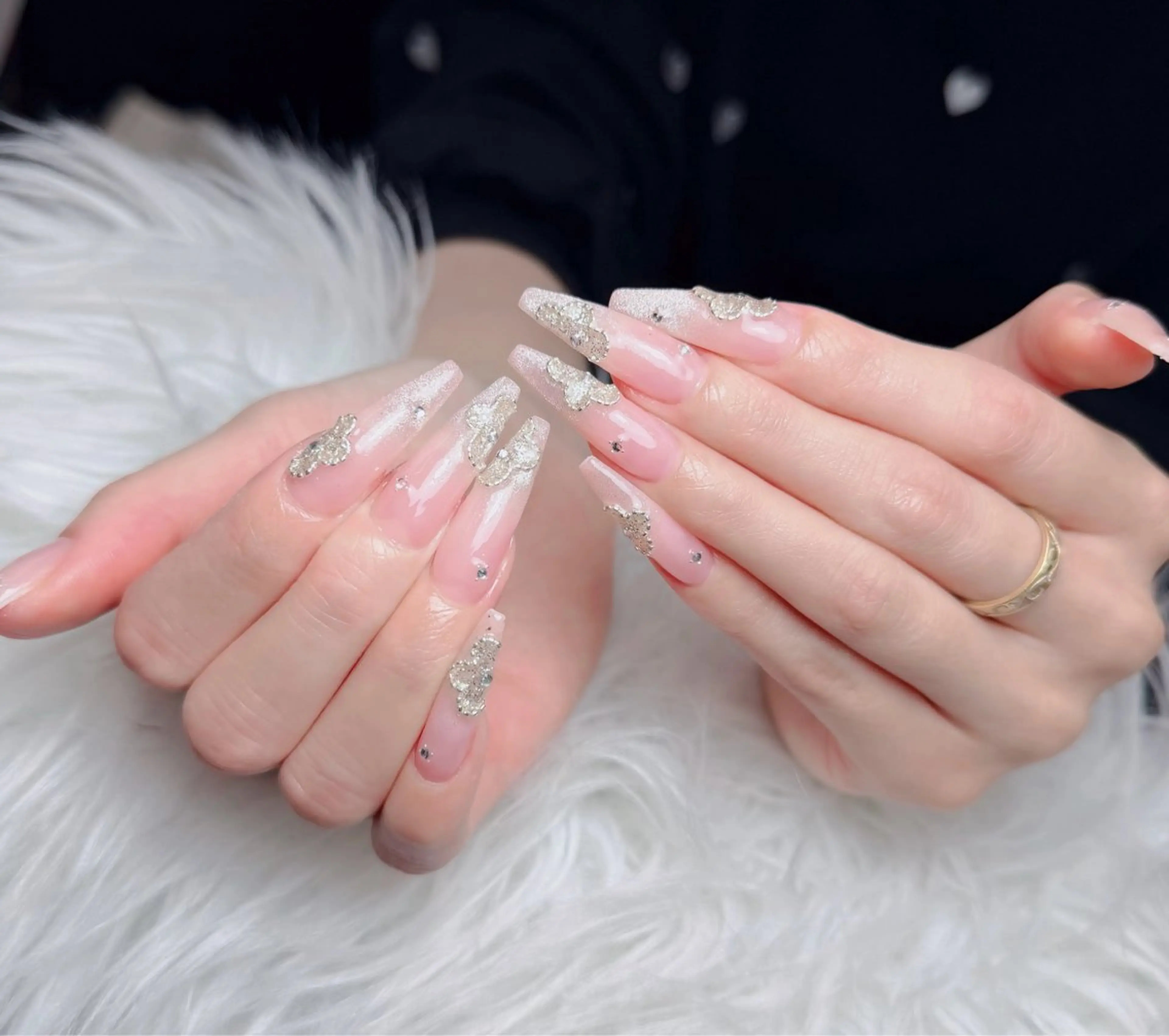 ネイル アートネイル 韓国ネイル 持ち込み ワンホンネイル ハンドネイル Lenie Nail Salonのネイルデザイン