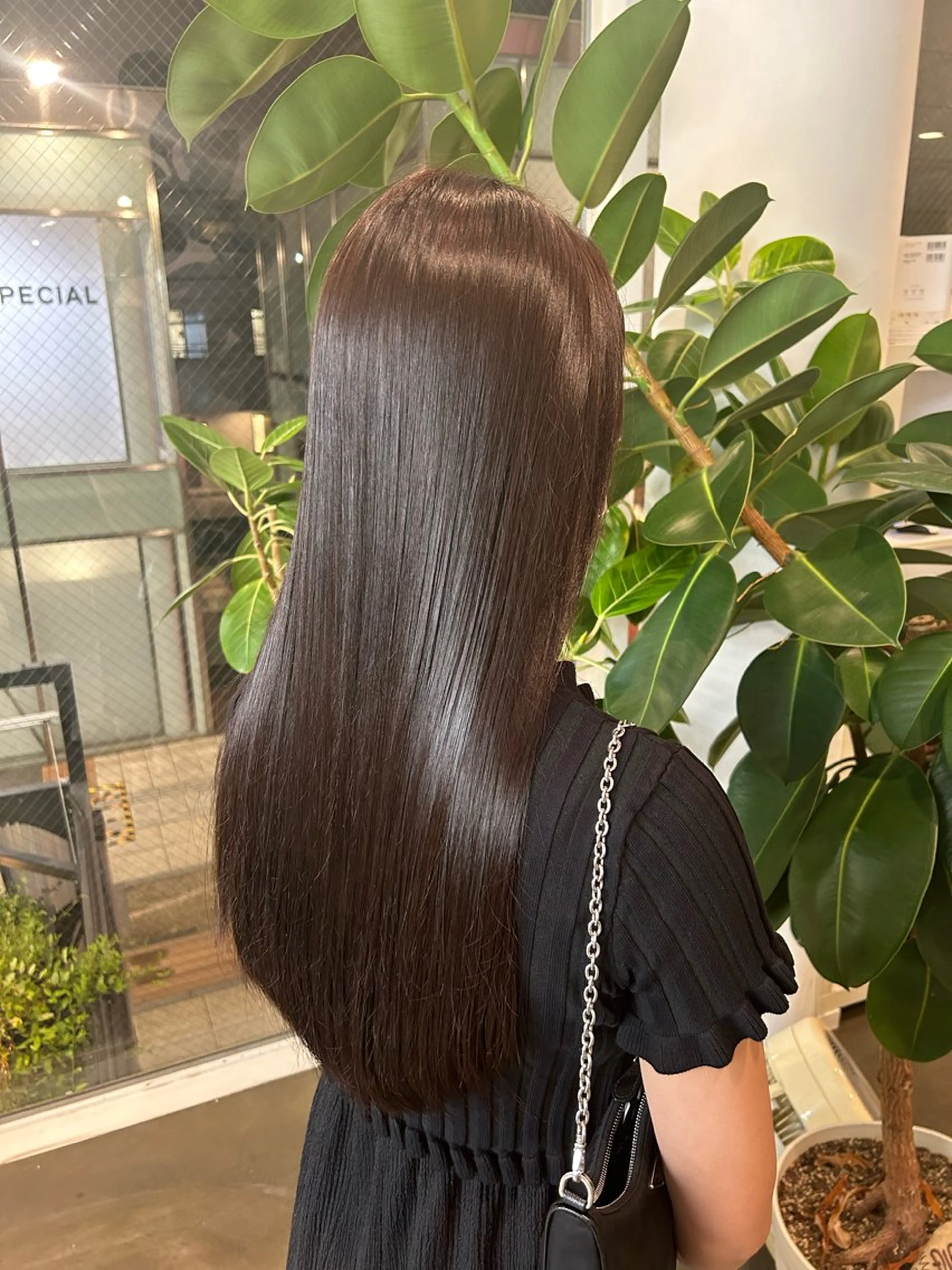 ロング 縮毛矯正 ディフィーノ青山所属・💫ノノカ💫ボブ/ 暖色カラー/表参道のヘアスタイル