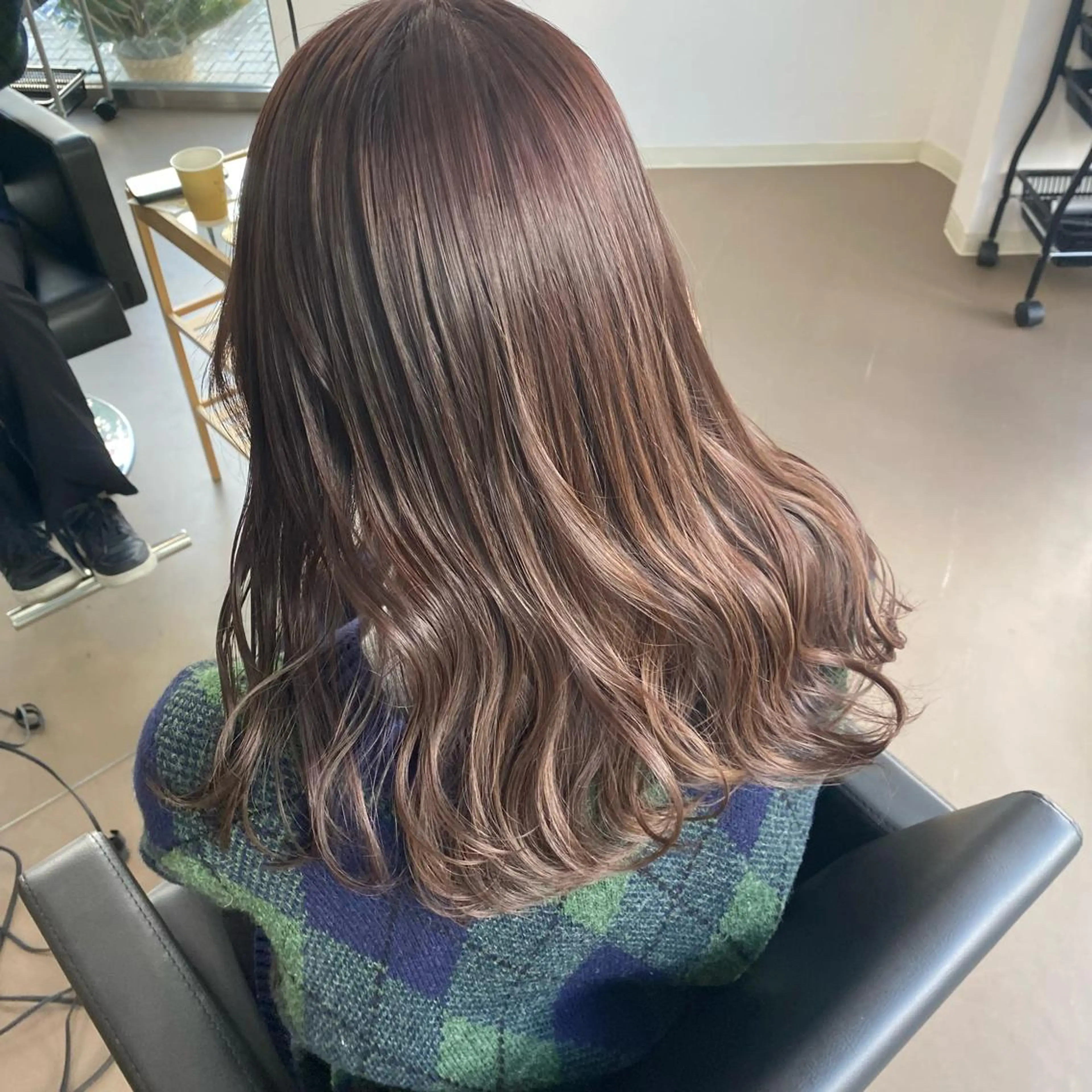 ロング カラー ブリーチ ケアブリーチ ダブルカラー ハイライトカラー イルミナカラー ✂︎透明感カラー特化 /日和優真✂︎のヘアスタイル