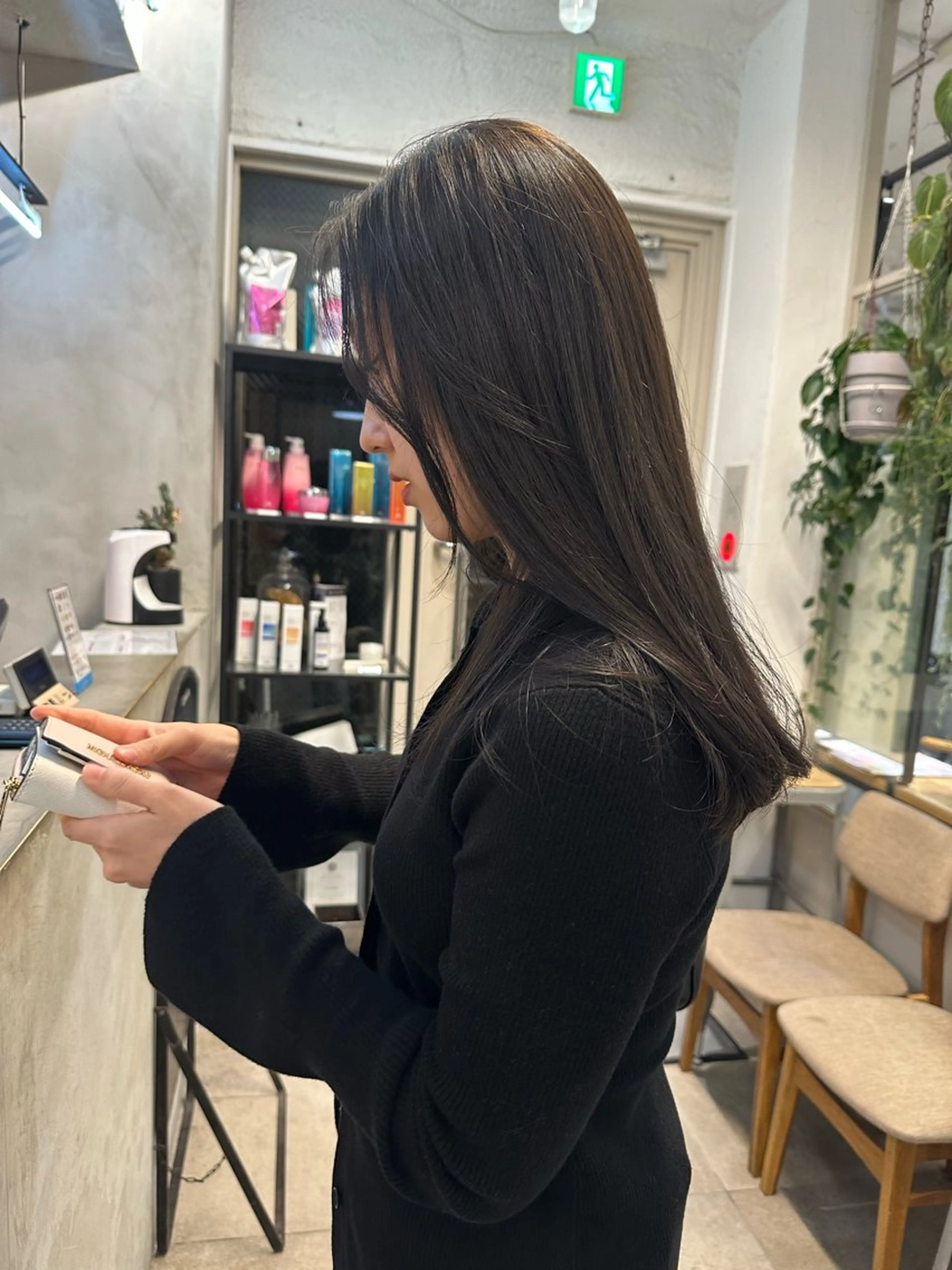 セミロング 縮毛矯正/カラー ✨️Mariamuのヘアスタイル