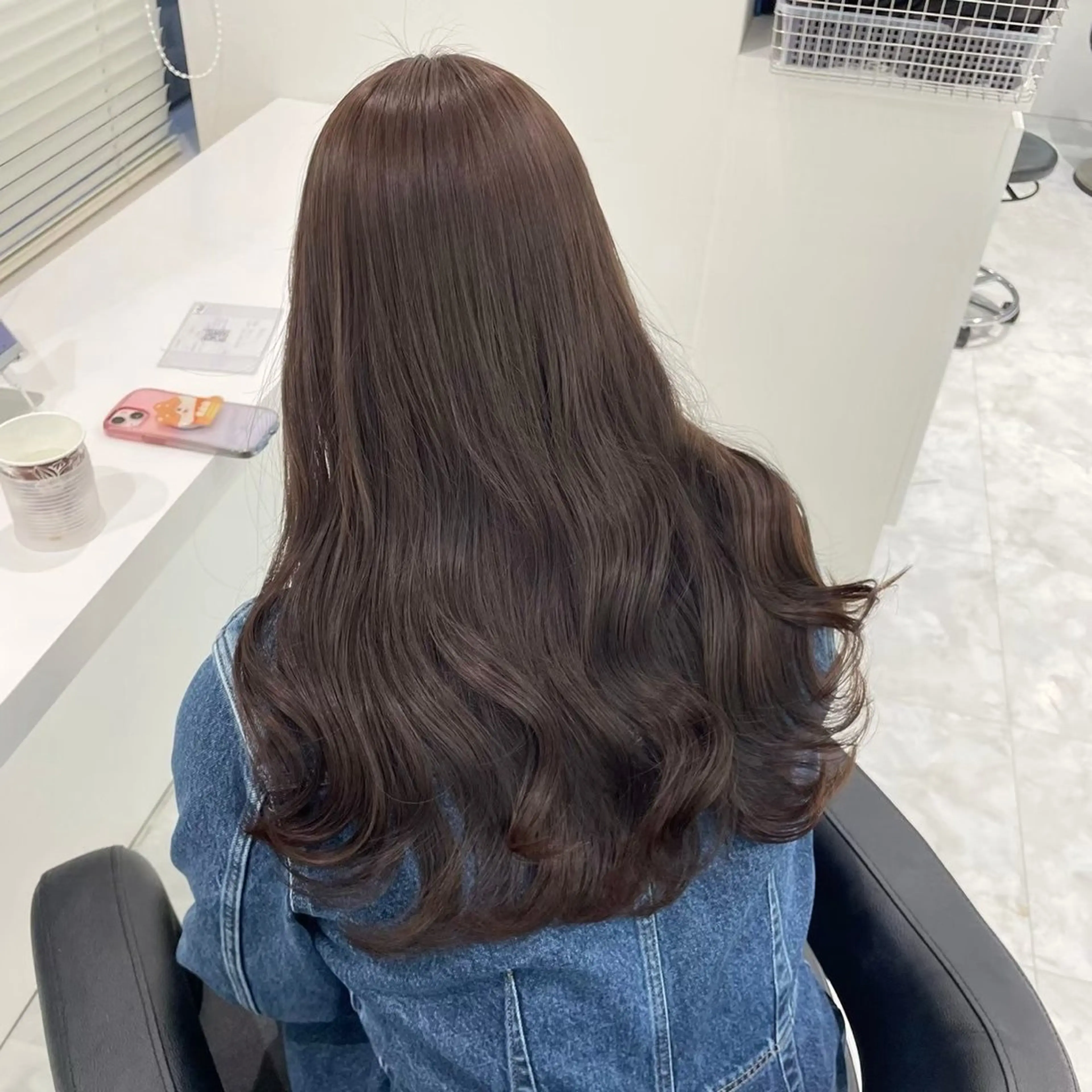 カラー 🤍透明感ブラウン himi🤍のヘアスタイル