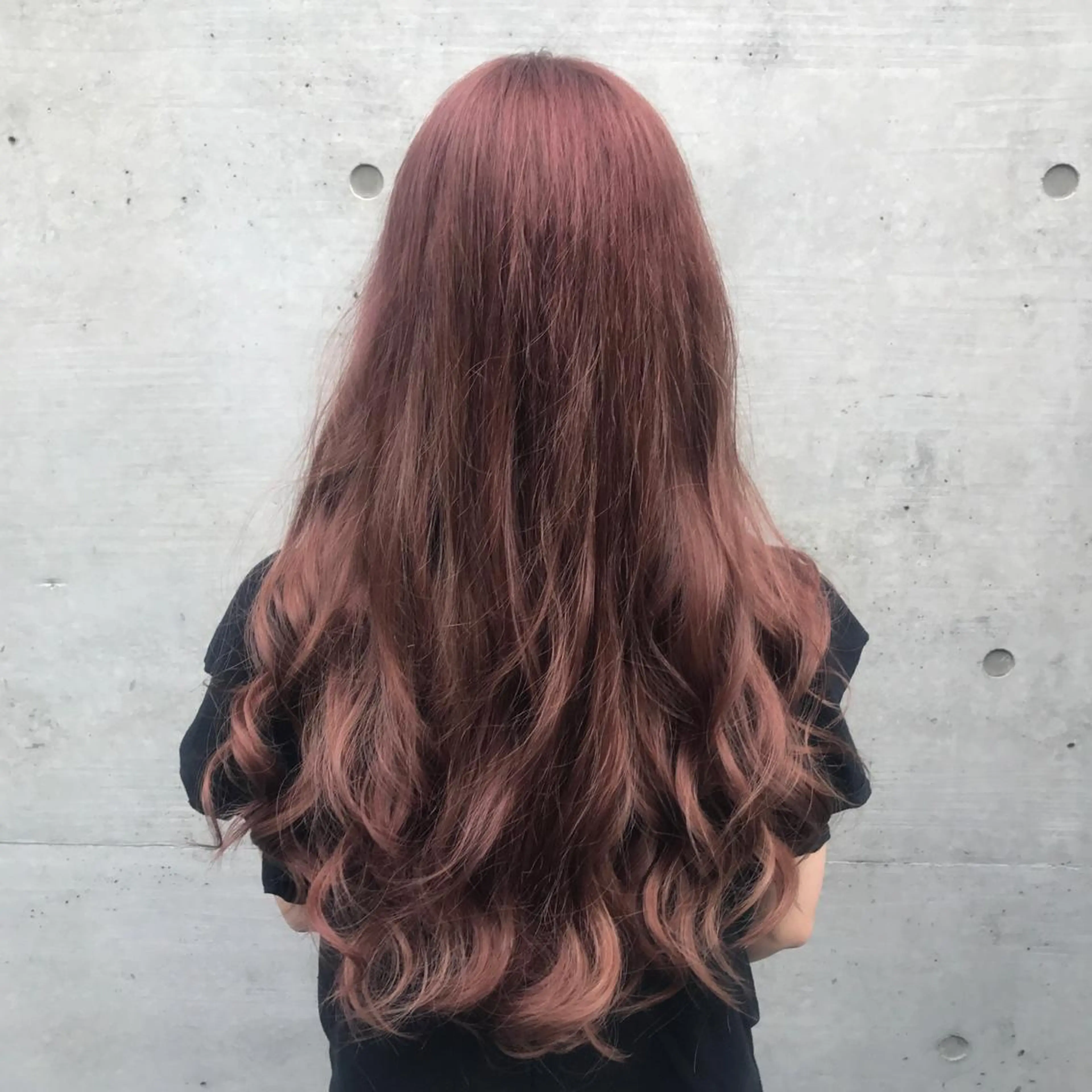 ロング カラー ベージュカラー ピンクカラー ピンクベージュ ていねい技術No.1 🌈諏訪 健太のヘアスタイル