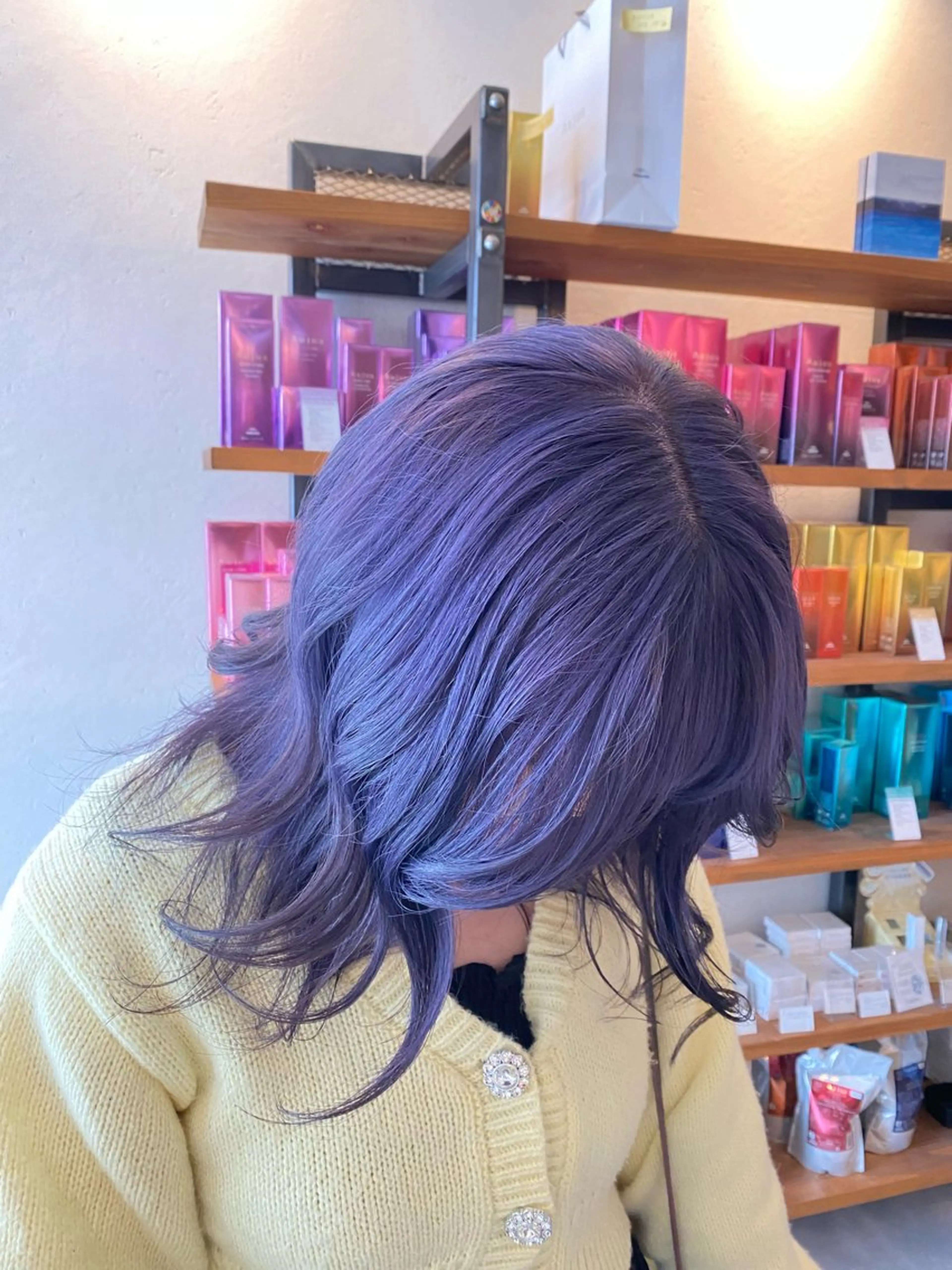 ミディアム カット ヘアカラー 希優🌺ソムリエ /ブリーチ/カットのヘアスタイル