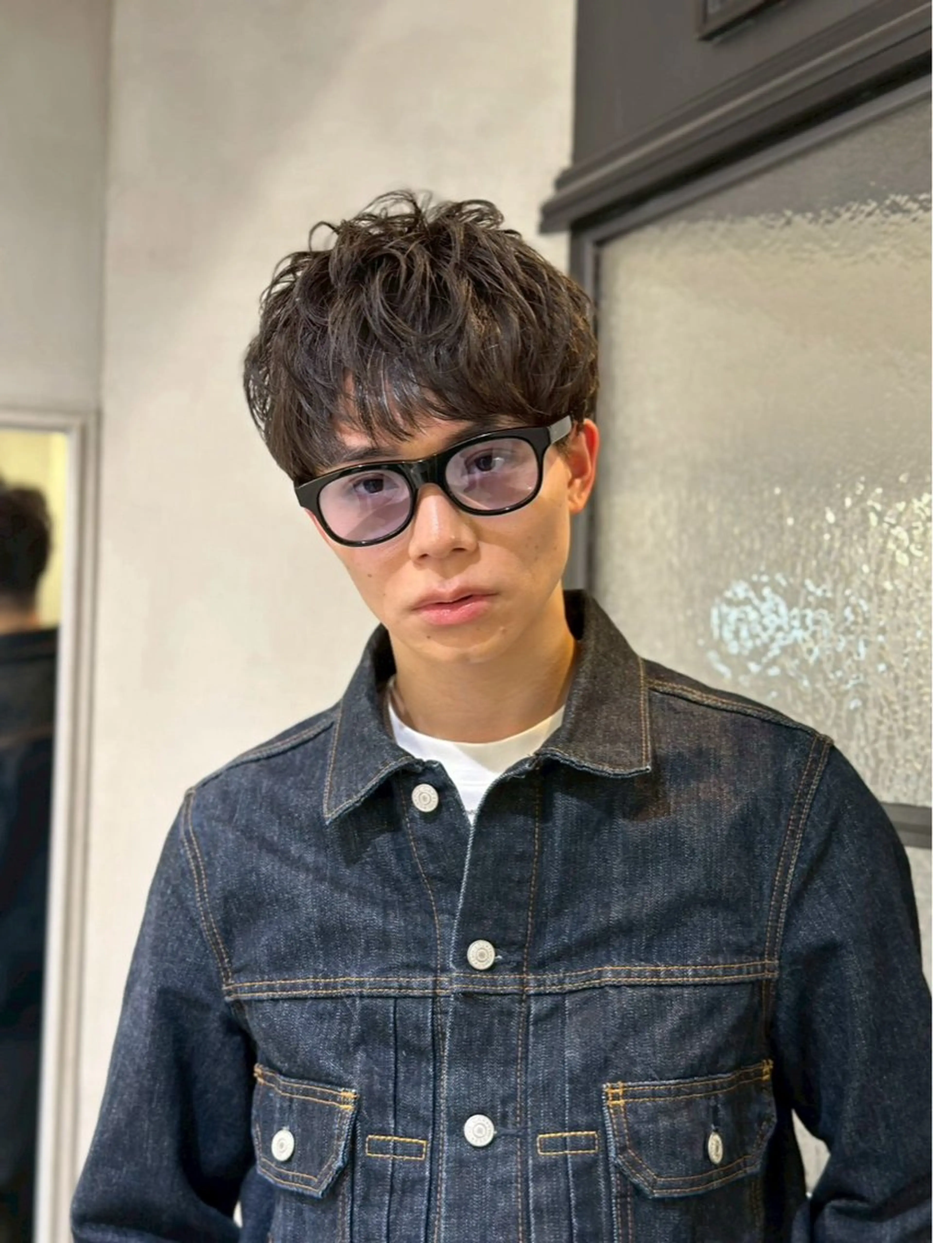 ショート パーマ 池袋センターパート No.1 裕大のヘアスタイル