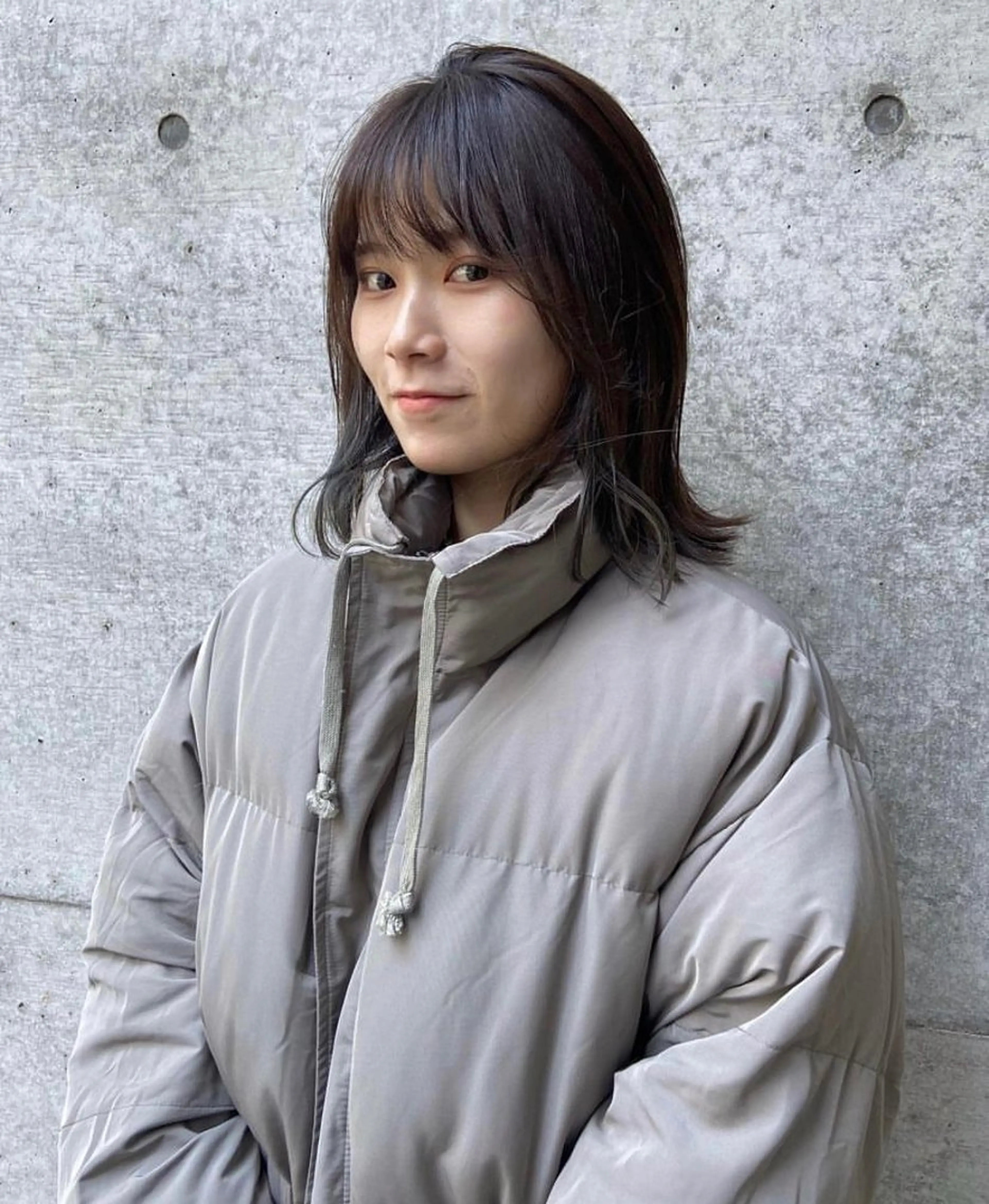 ミディアム カラー パーマ ヘアアレンジ キッズ デザインパーマ ハイライトIkumiのヘアスタイル