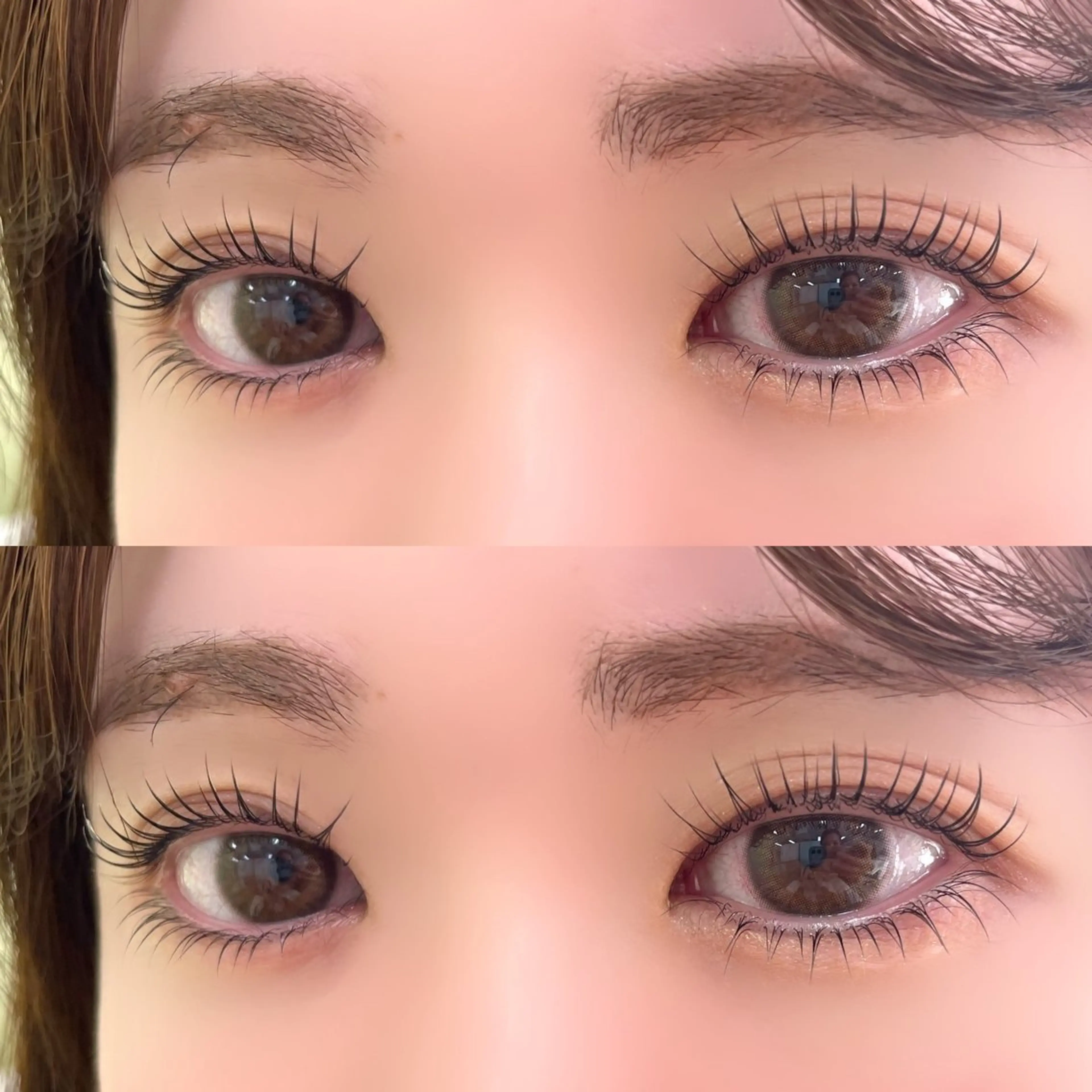 マツエク・マツパ 下まつげエクステ 一重×まつ毛パーマ signpost 江田のマツエク・マツパデザイン