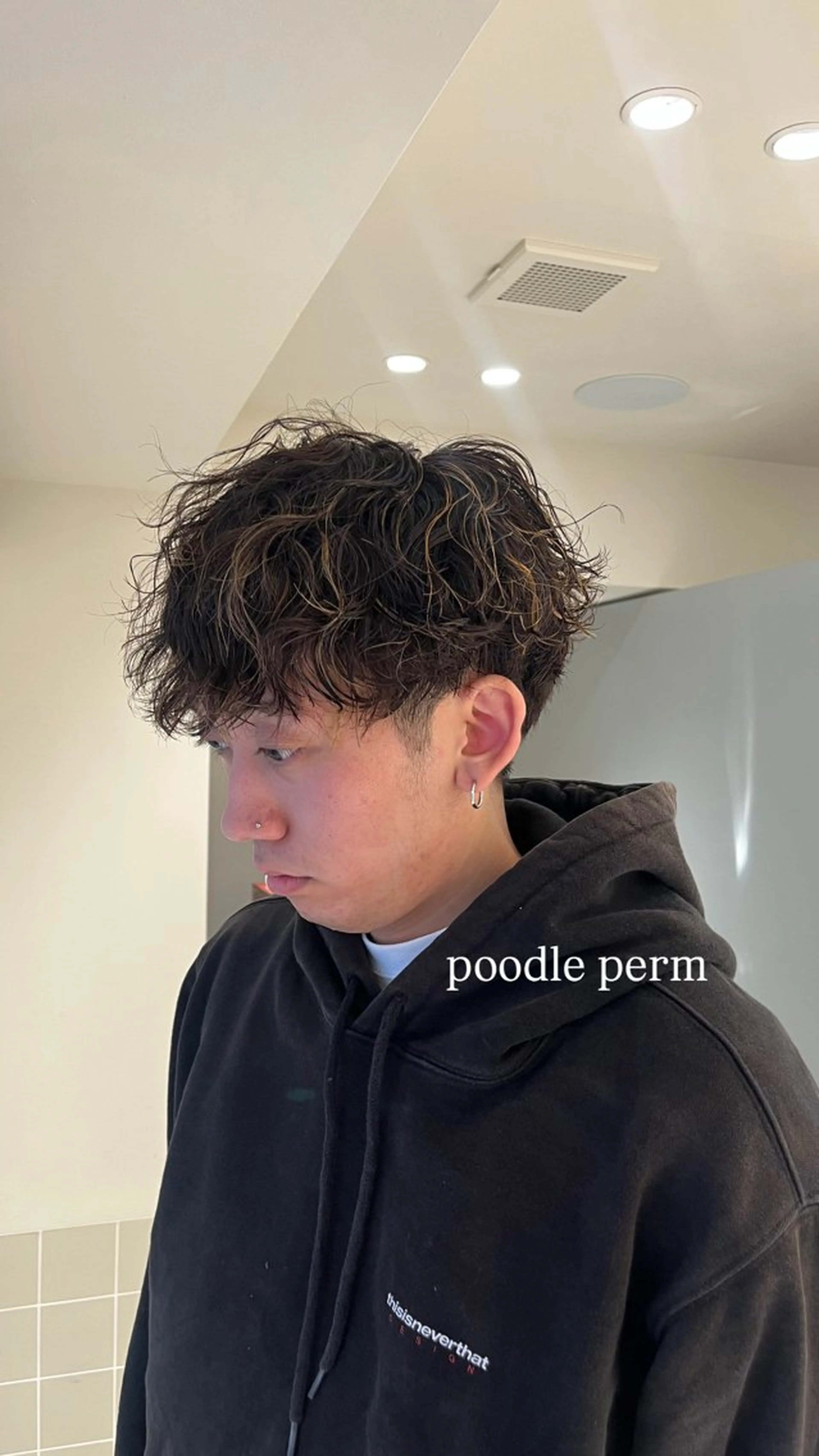 パーマ メンズ カット パーマ トリートメント ヘアセット Gallica両国/ ‎🤍Kanaのヘアスタイル