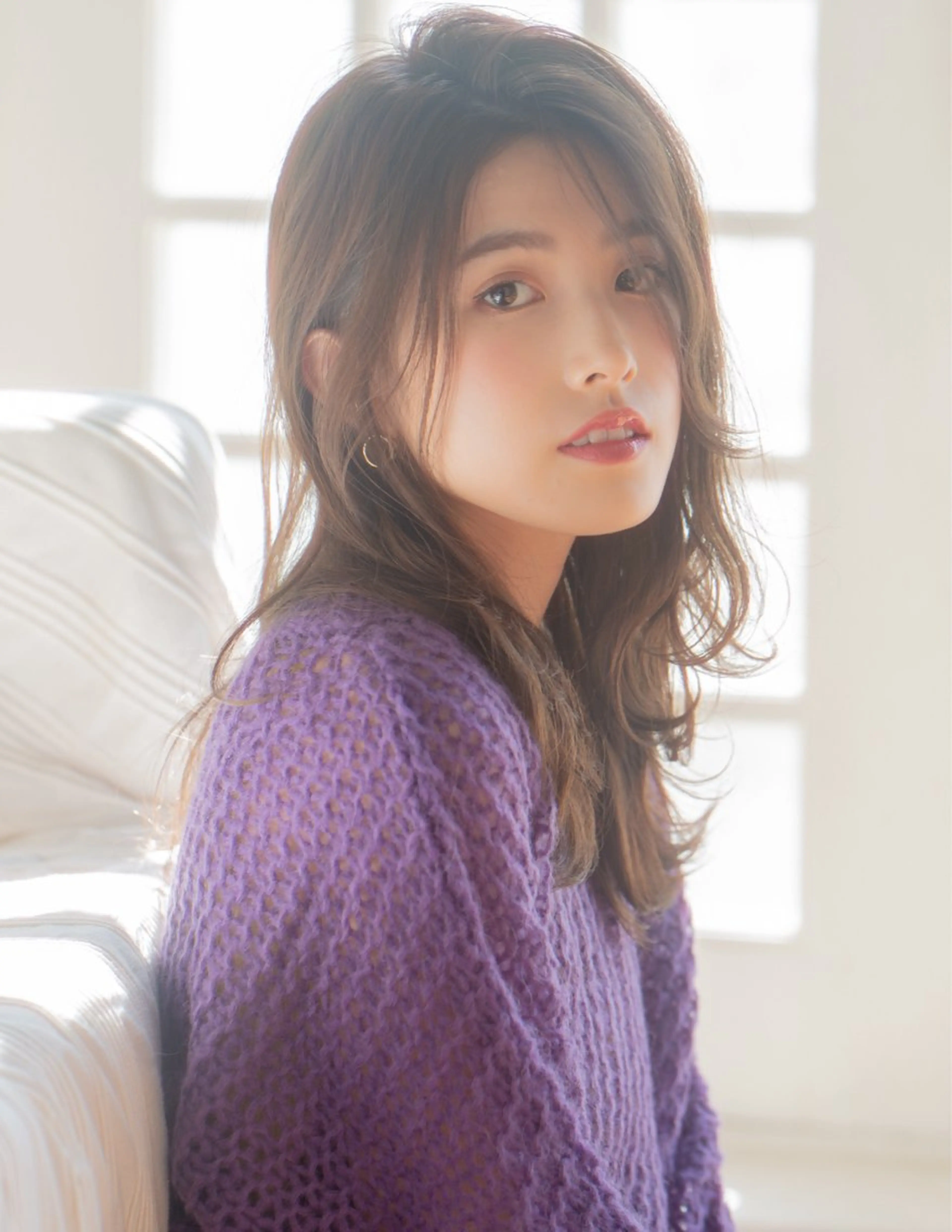 セミロング カット ヘアカラー 髪質改善 SerA by U-REALMのヘアスタイル