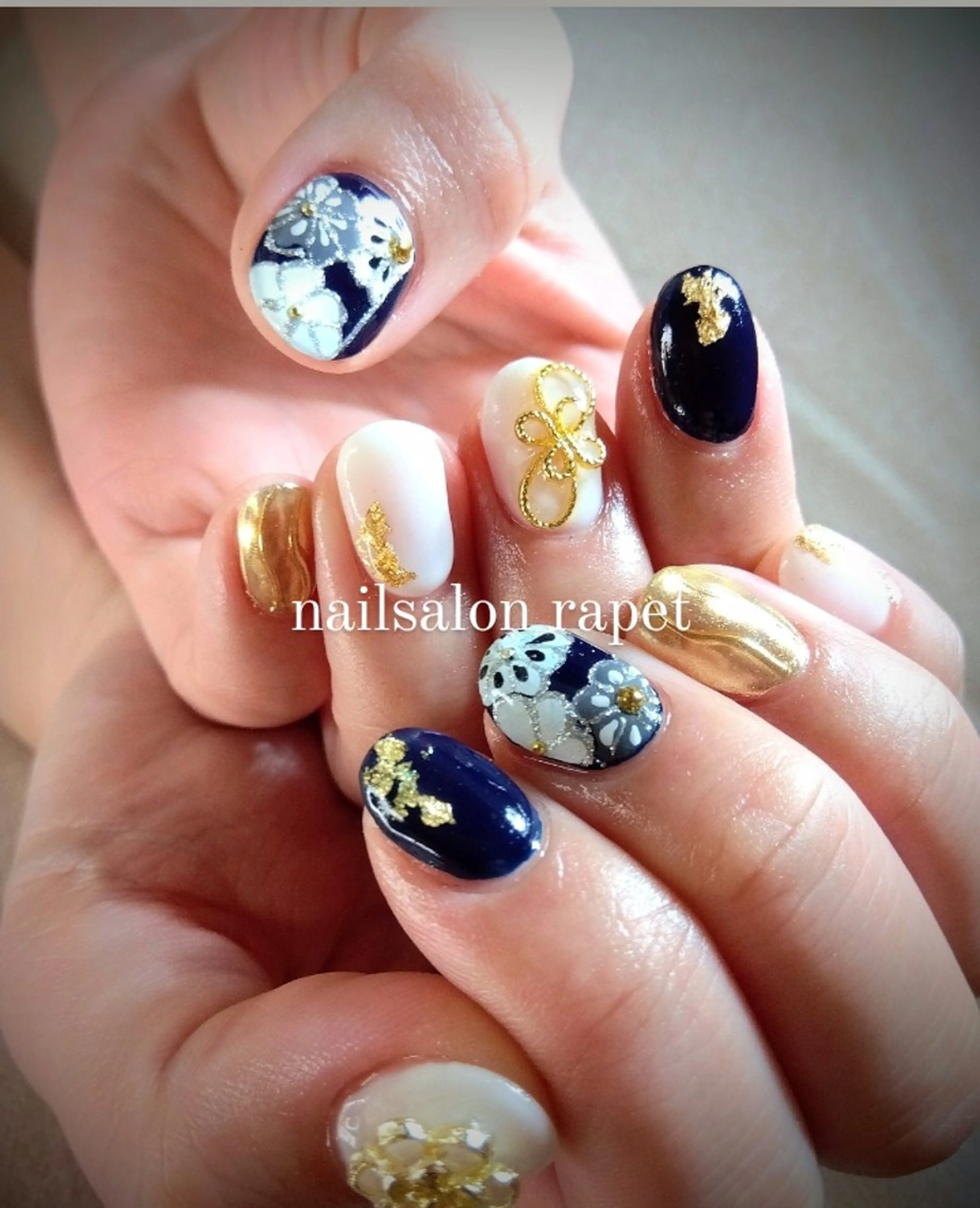 ネイル 成人式 ハンドネイル nailsalon rapet所属・nailsalon  rapetのネイルデザイン