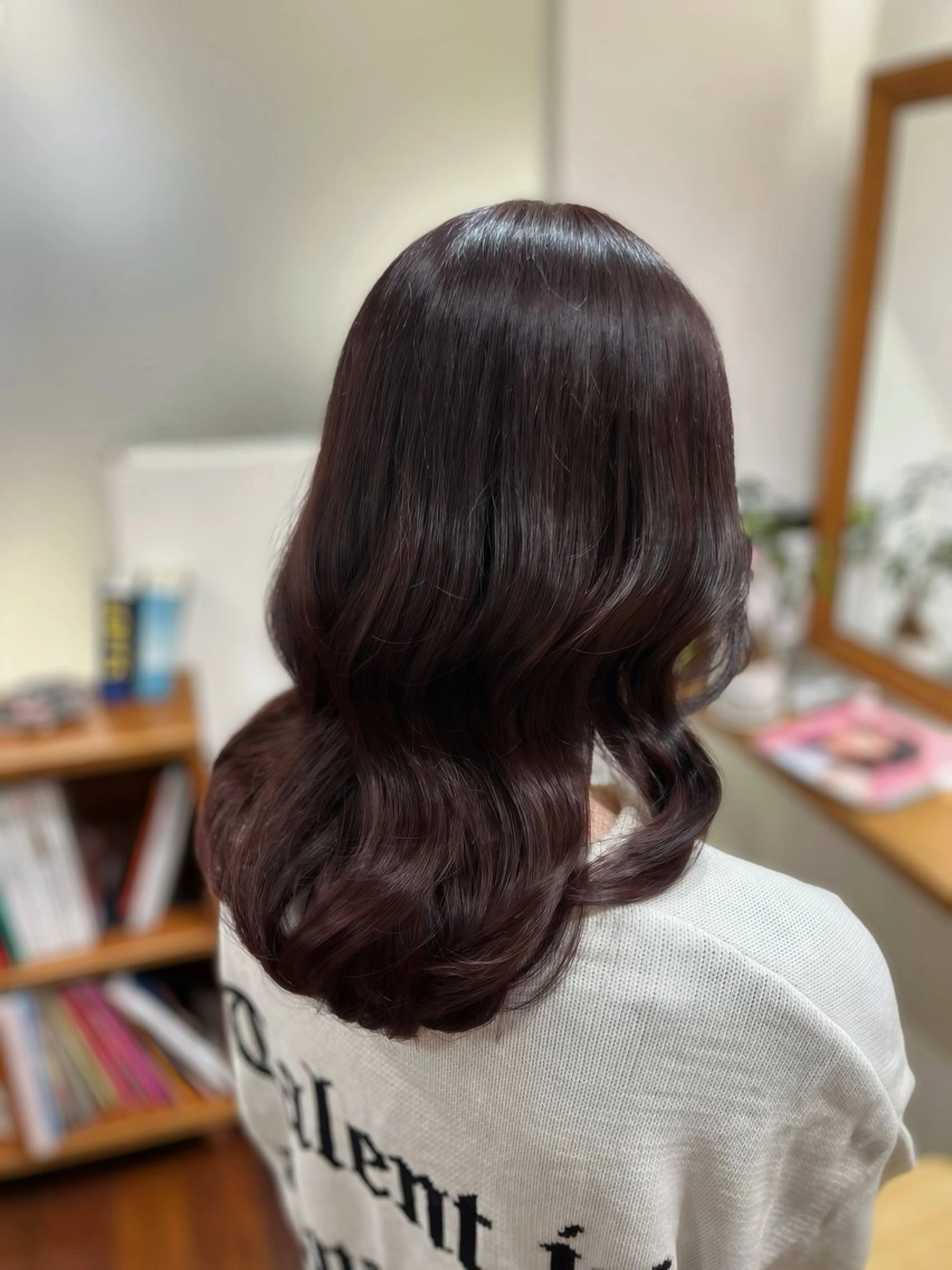 ミディアム カラー ヘアカラー ヴェリーテ所属・🎀仙台/ワンカラー /ありさ🎀のヘアスタイル