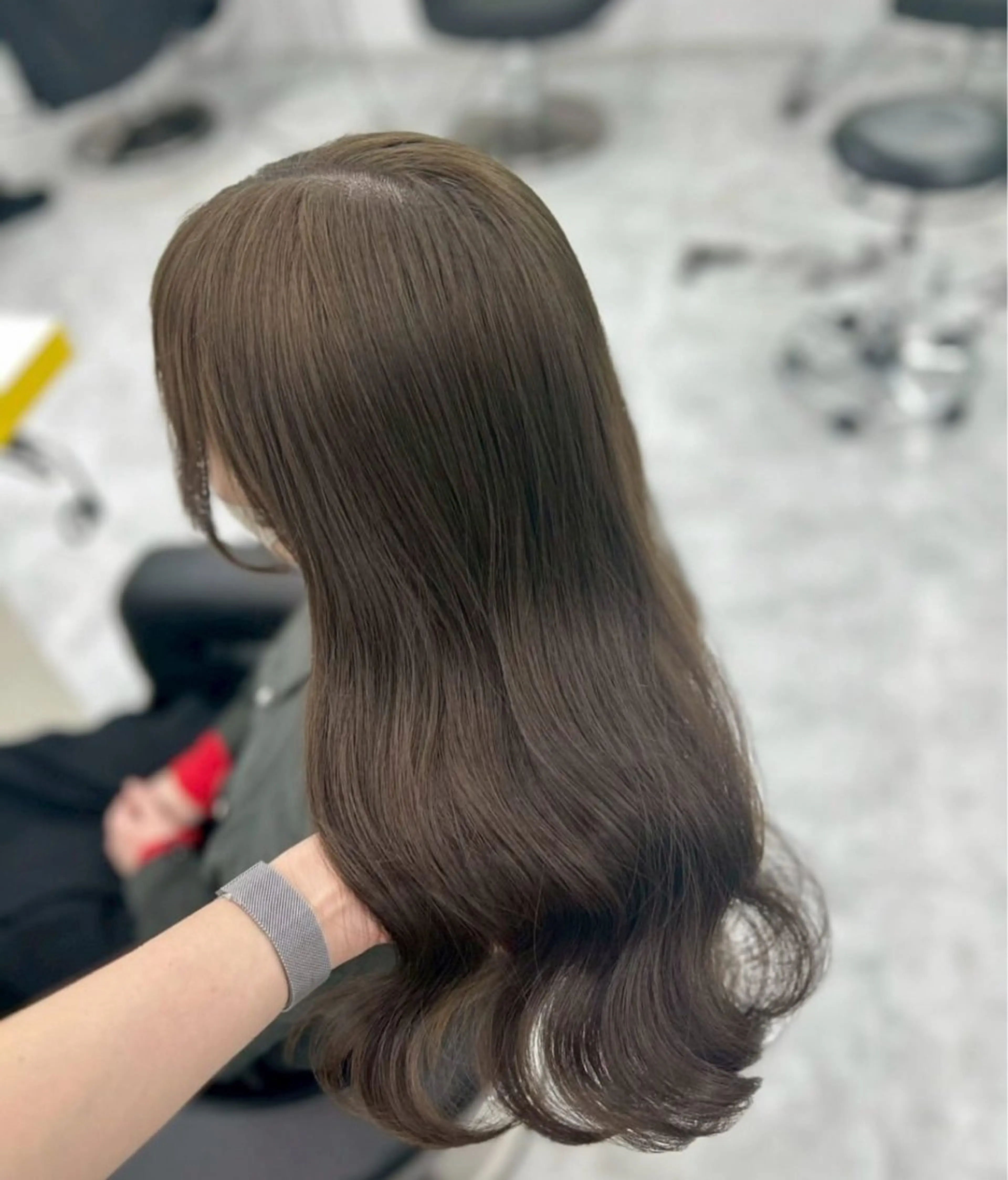 カラー ブリーチなし🫧韓国 🫧HANA🫧のヘアスタイル