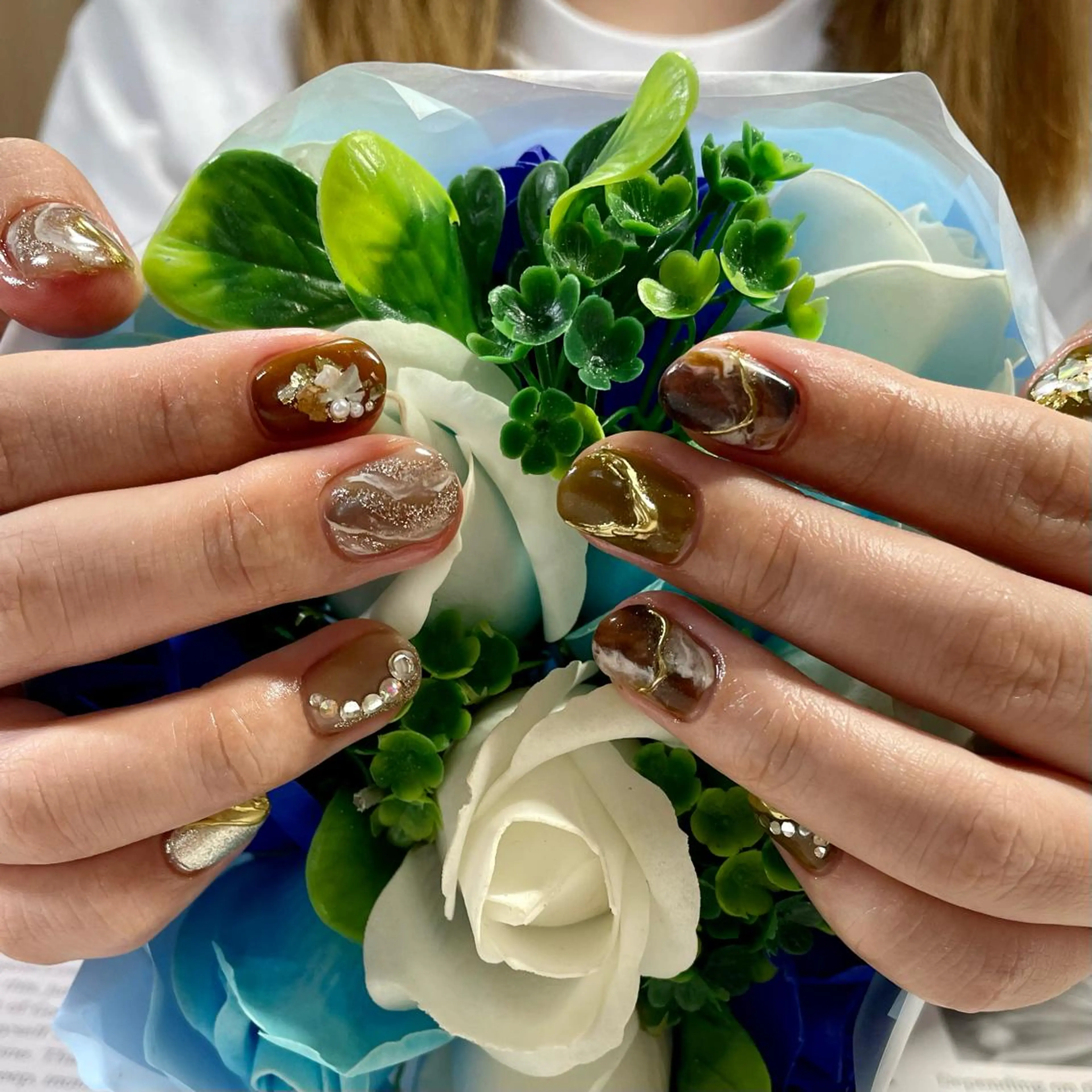 ネイル ニュアンスネイル 奥園 良恵のネイルデザイン