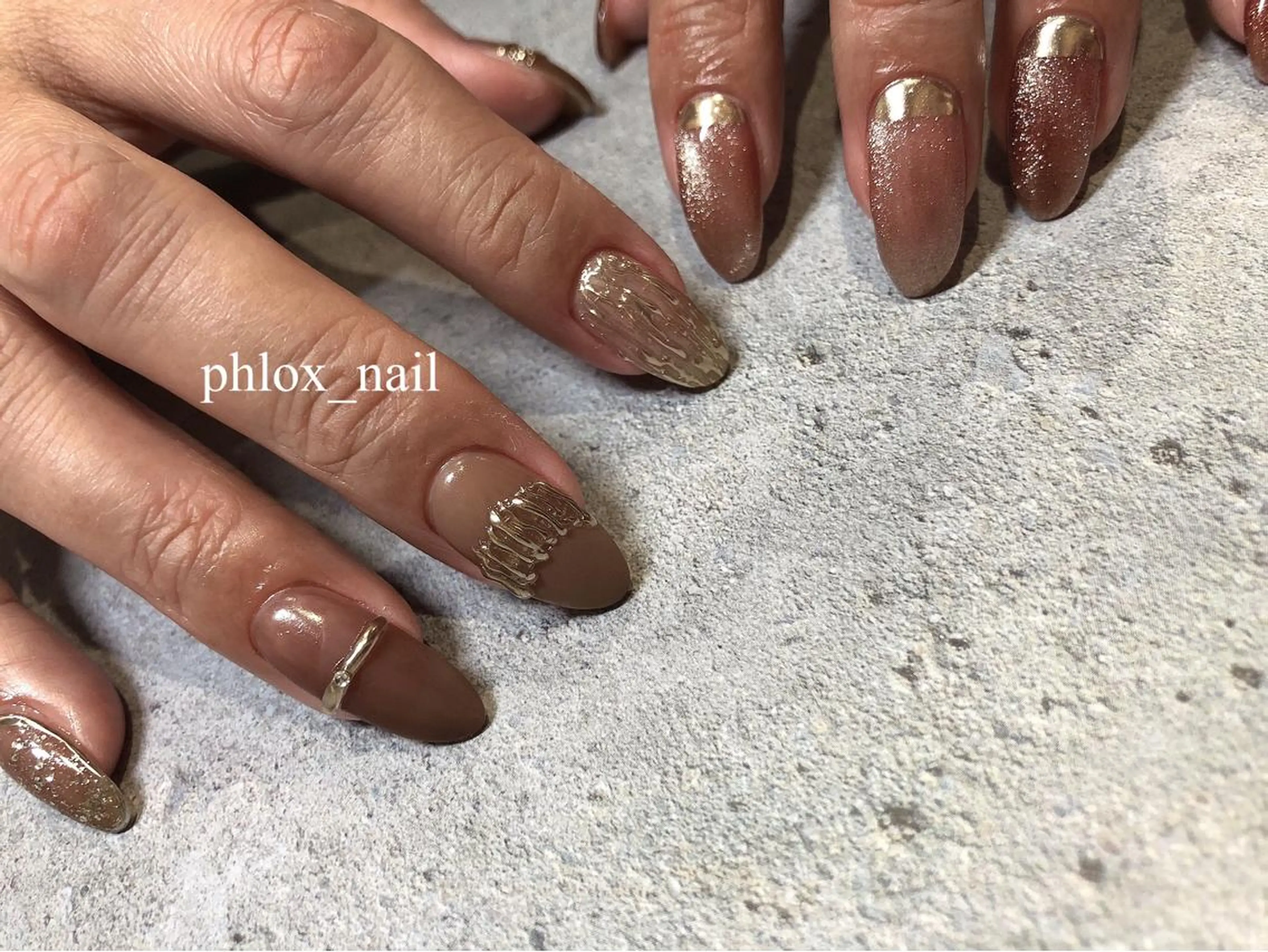 ネイル s/w ＿shokoのネイルデザイン