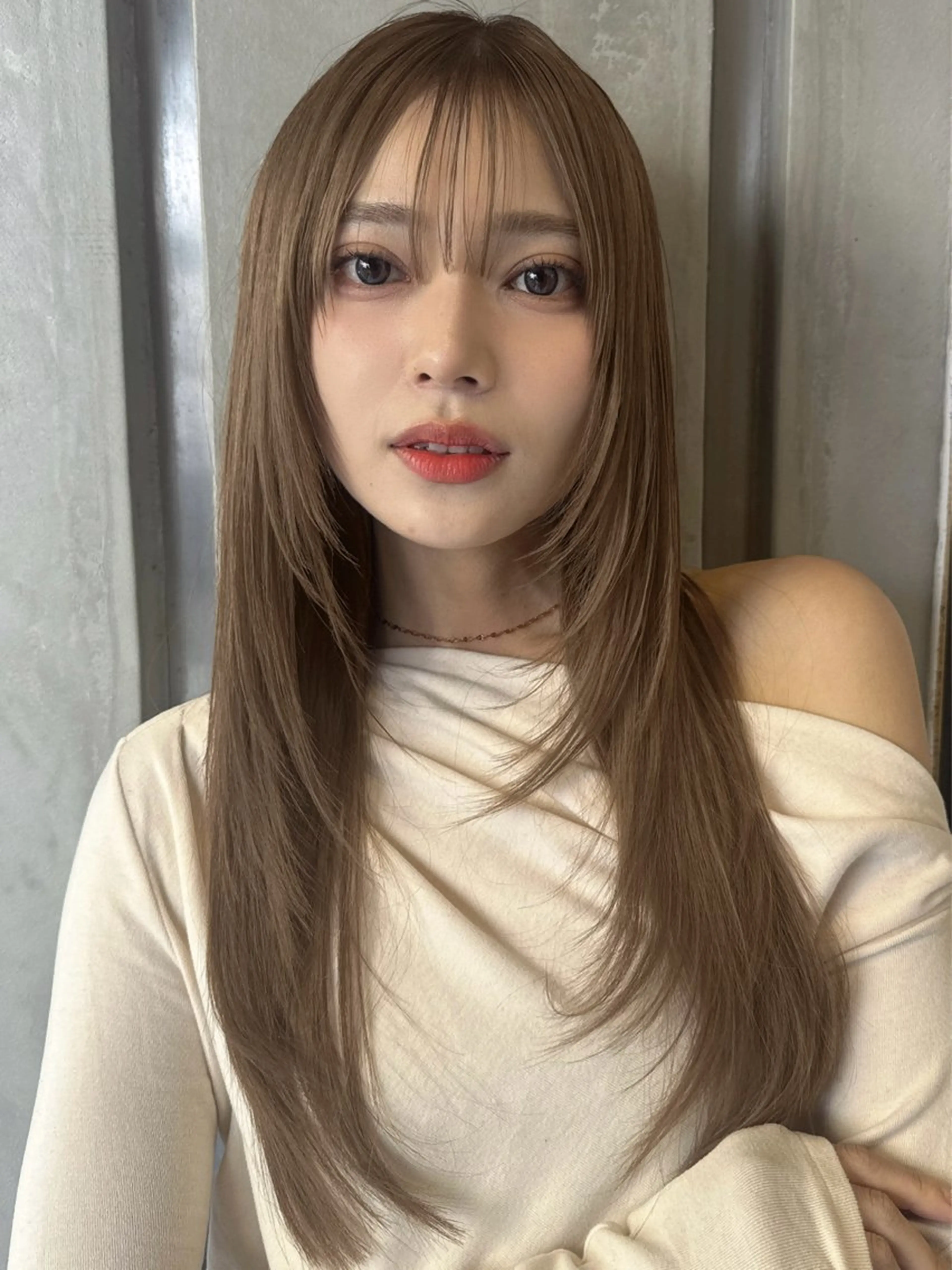 ロング カラー ベージュカラー ブリーチ 透明感カラー ブリーチなしカラー レイヤーカット カット ヘアカラー トリートメント 💎透明感カラー特化 💎TAISEIのヘアスタイル