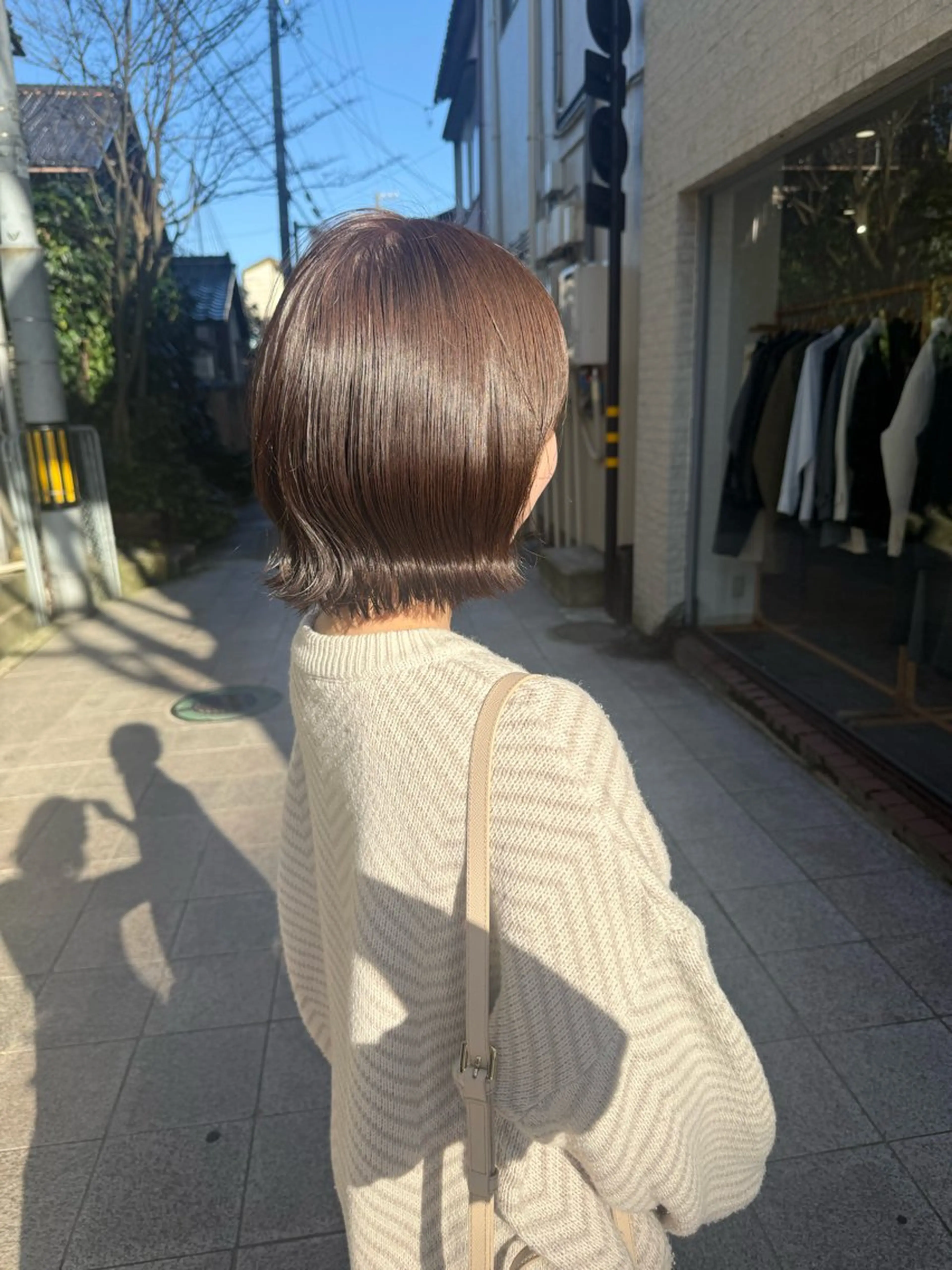 ショート カラー カット ヘアカラー トリートメント 伶風/ボブ/ ハッシュカットのヘアスタイル