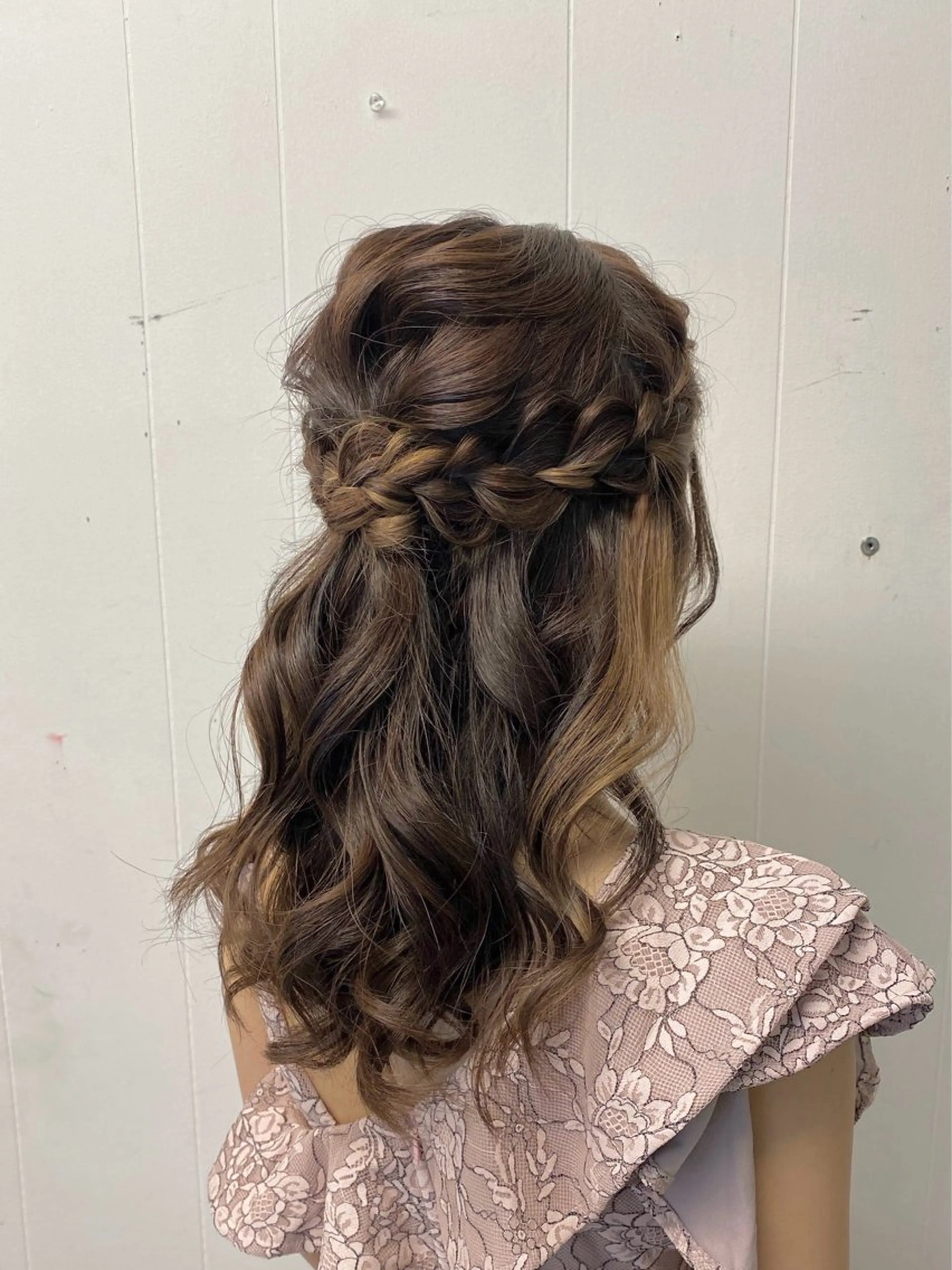 ヘアアレンジ ハーフアップ ヘアセット トップスタイリスト 林すずかのヘアスタイル