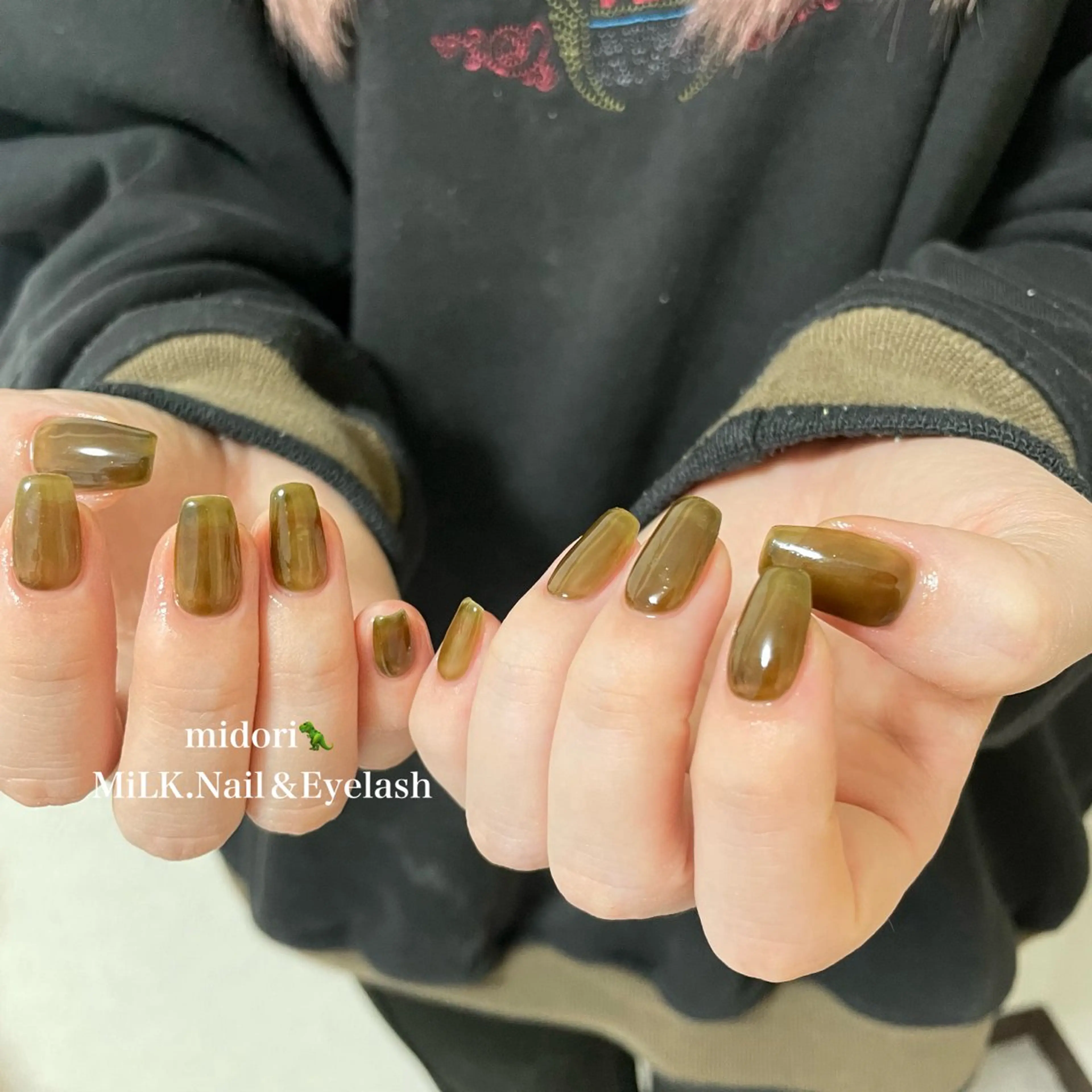 ネイル ワンカラーネイル ハンドネイル MiLK.   Nail&Eyelash所属・MiLK. wakaのマツエク・マツパデザイン