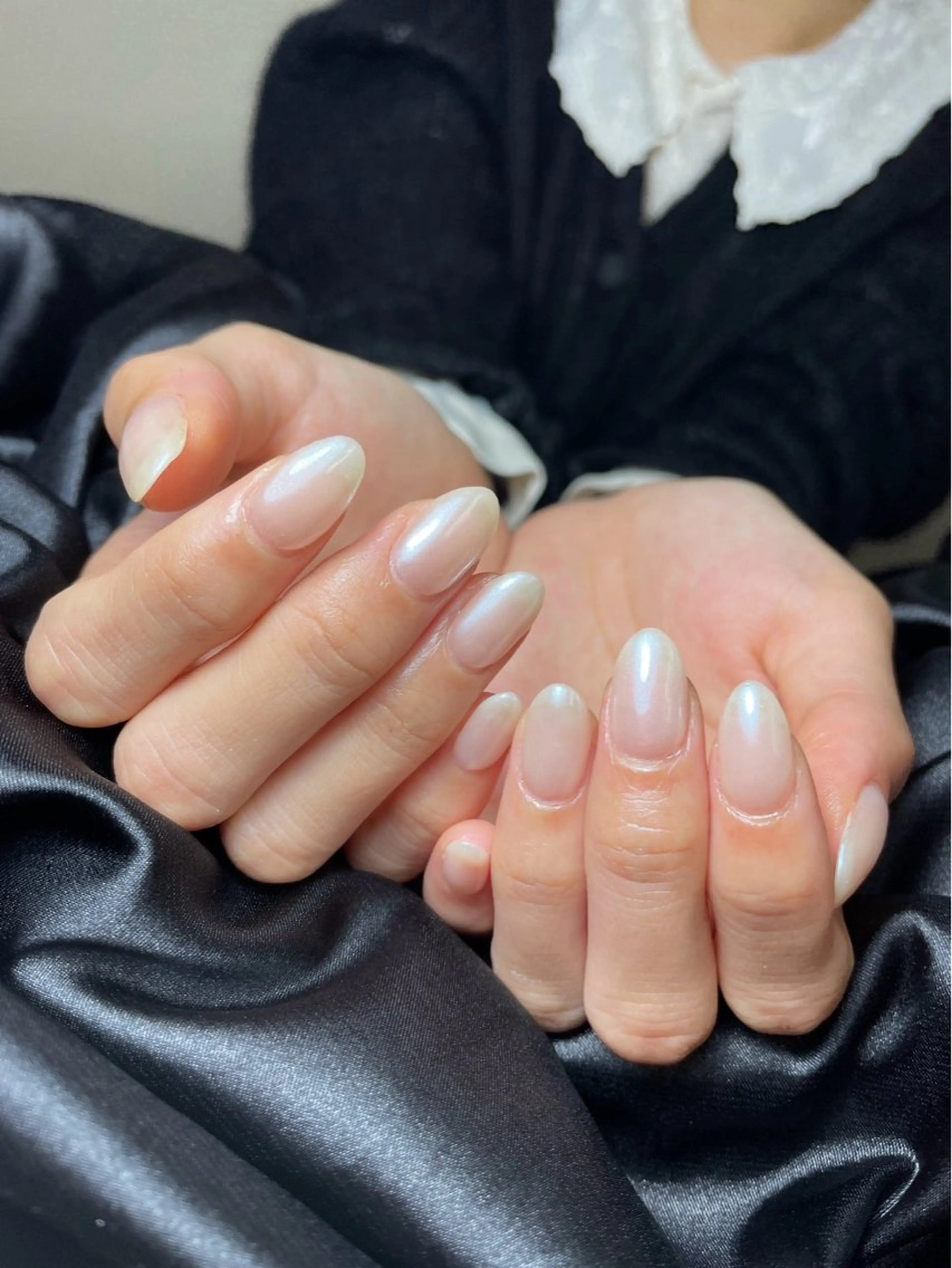 ネイル チークネイル 桜ネイル 長さ出し フットネイル ジェルネイル ハンドネイル XIINH NAIL SALONのネイルデザイン