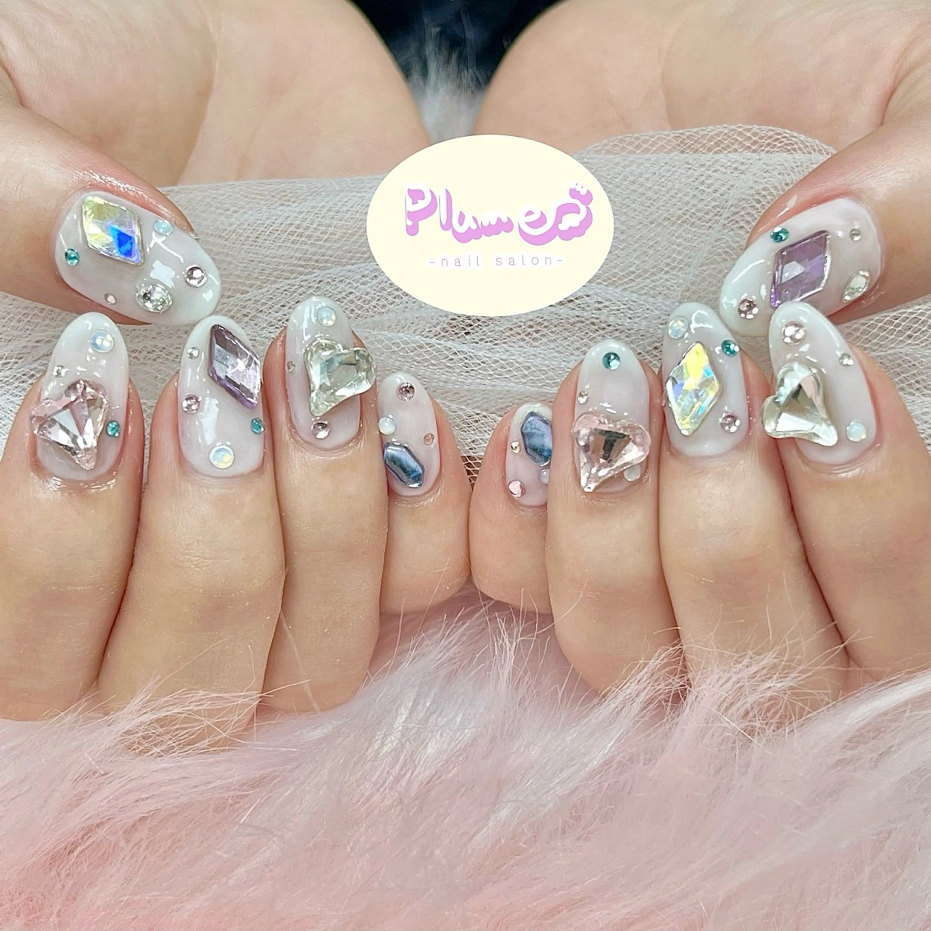 ネイル ハンドネイル plume nail ☆韓国ネイルのネイルデザイン