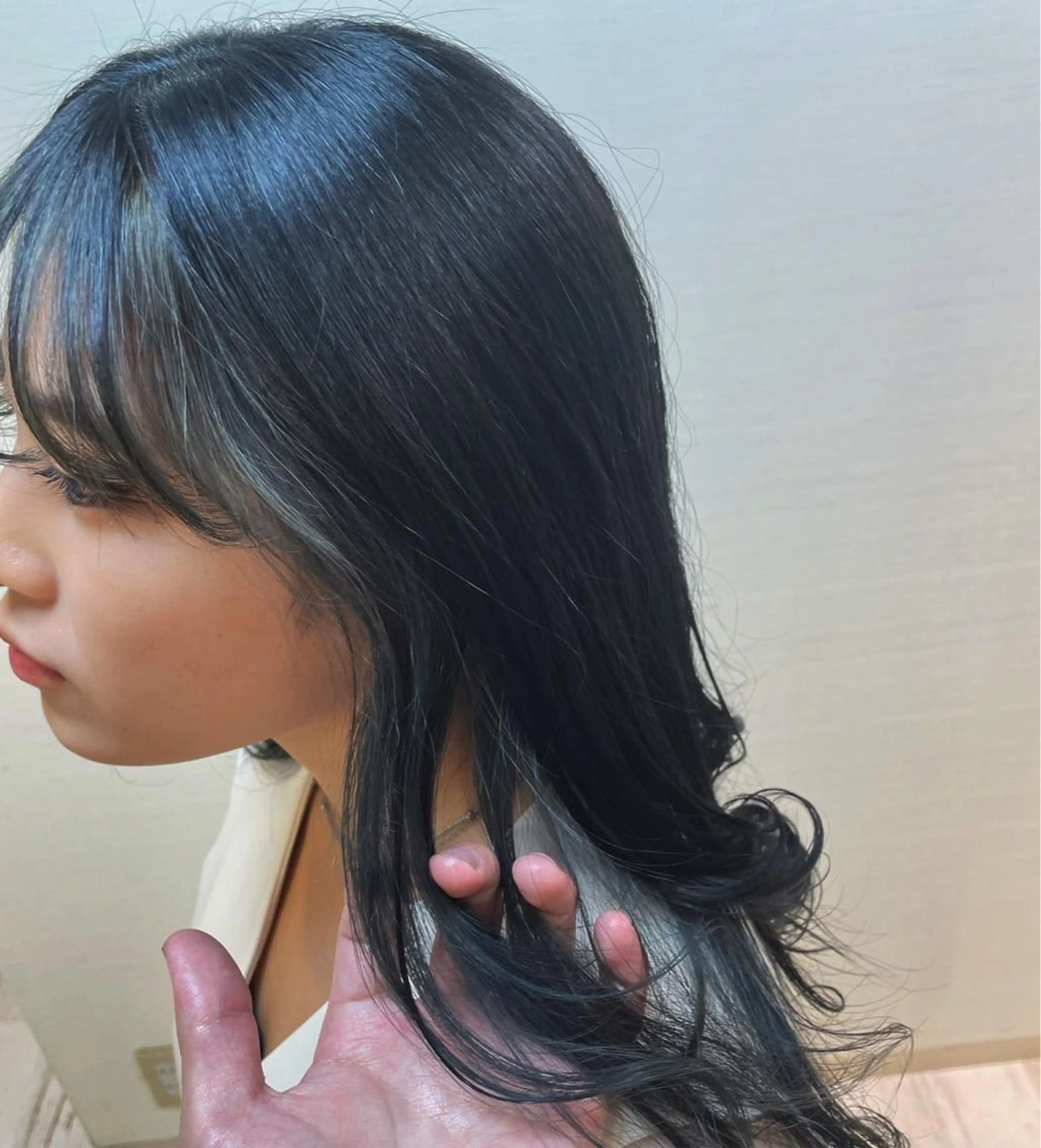 ミディアム 淡路上新庄/髪質改善 .艶カラー/野口春貴のヘアスタイル