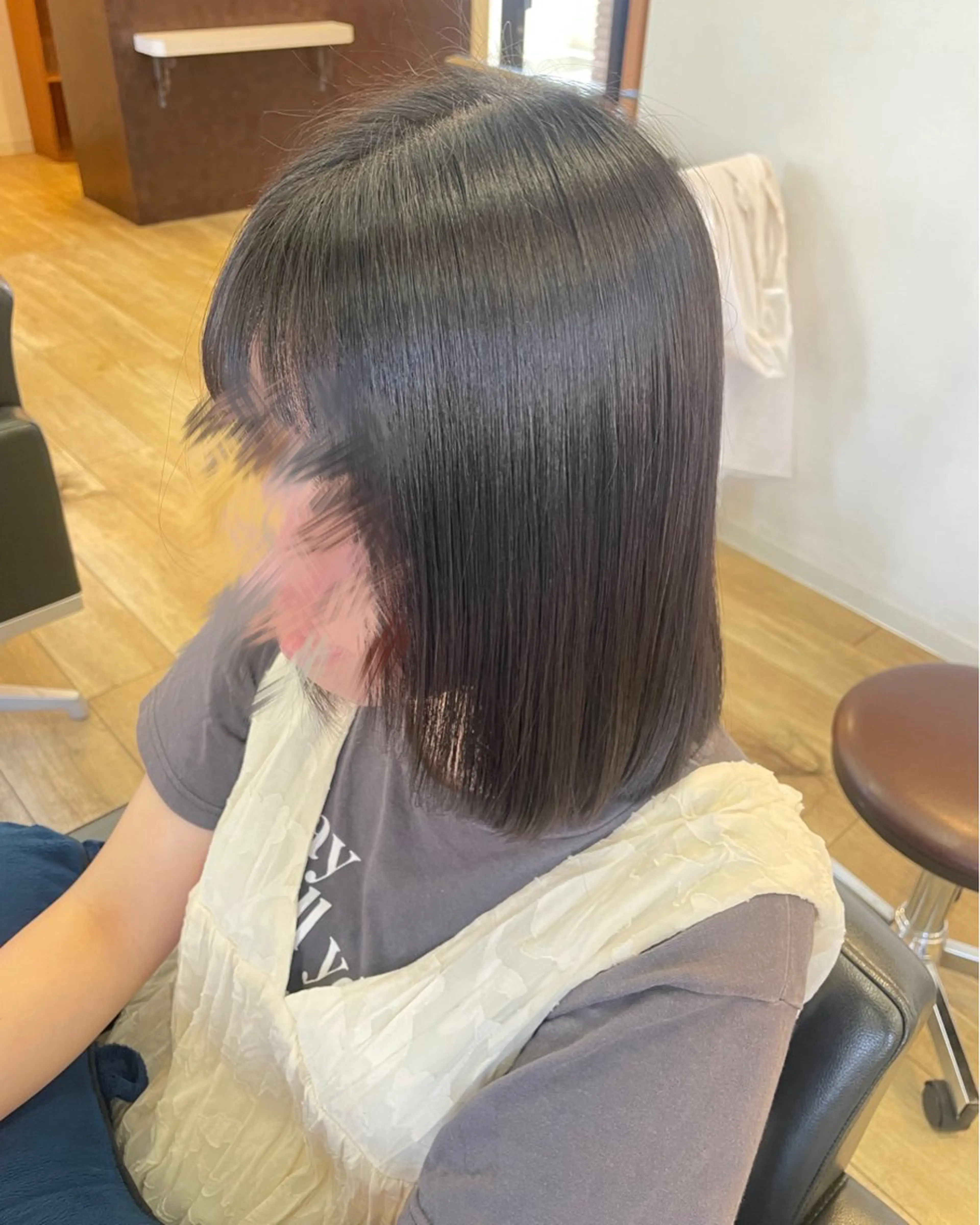 ミディアム ボブ アミーベル🧸🧡 本店✂️しおりのヘアスタイル