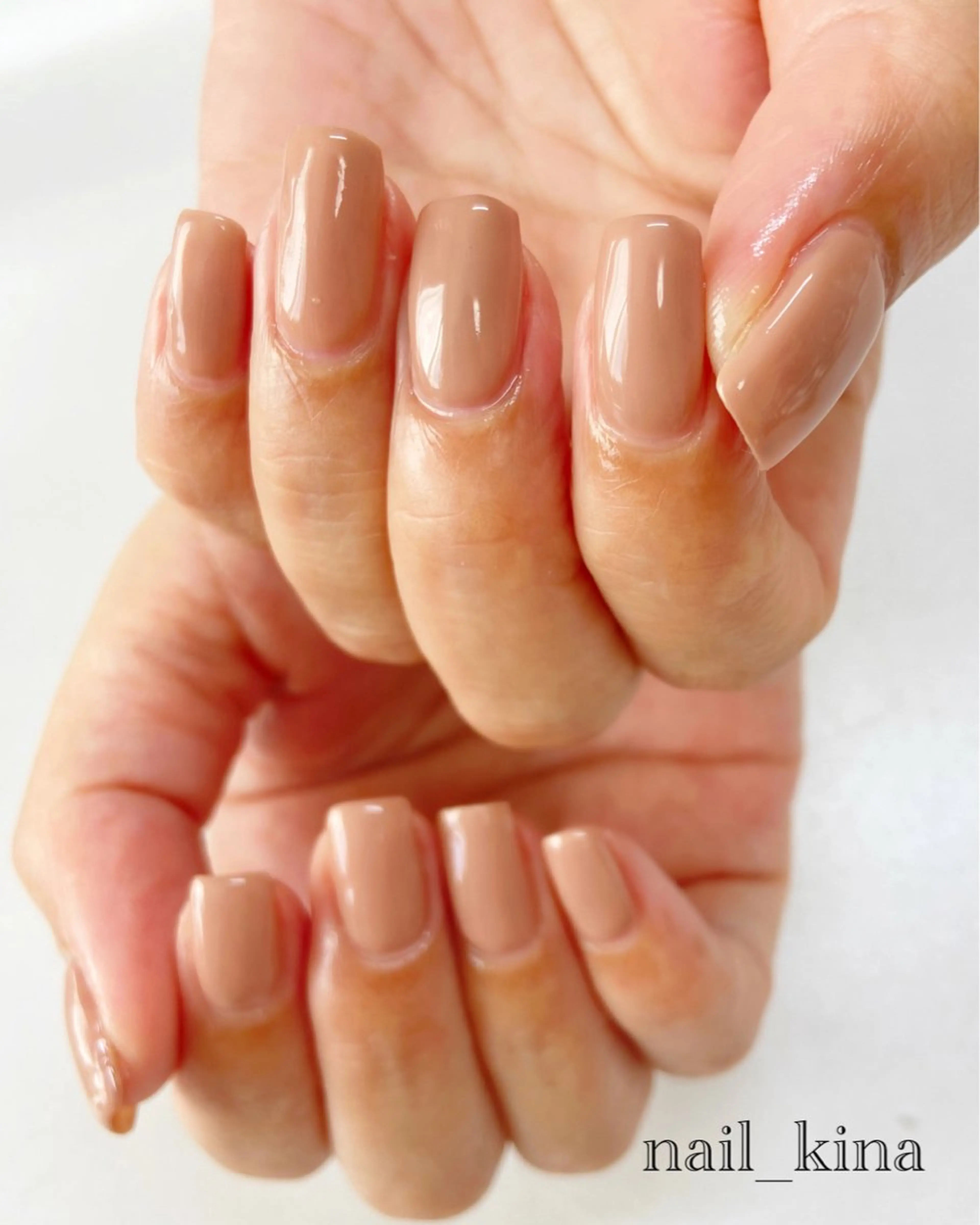 ネイル ワンカラーネイル nail_ kinaのネイルデザイン