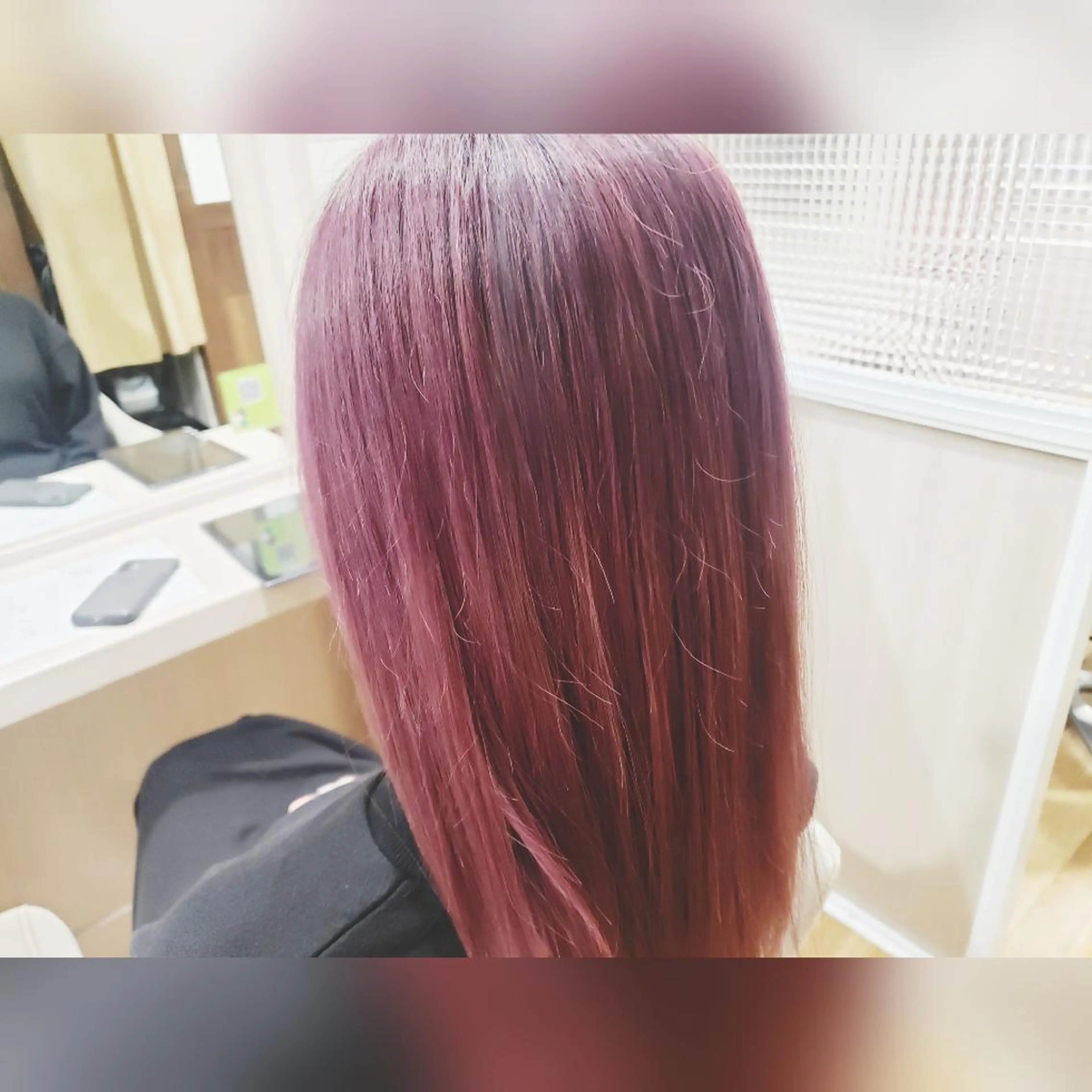 ロング 渡邉 理紗のヘアスタイル
