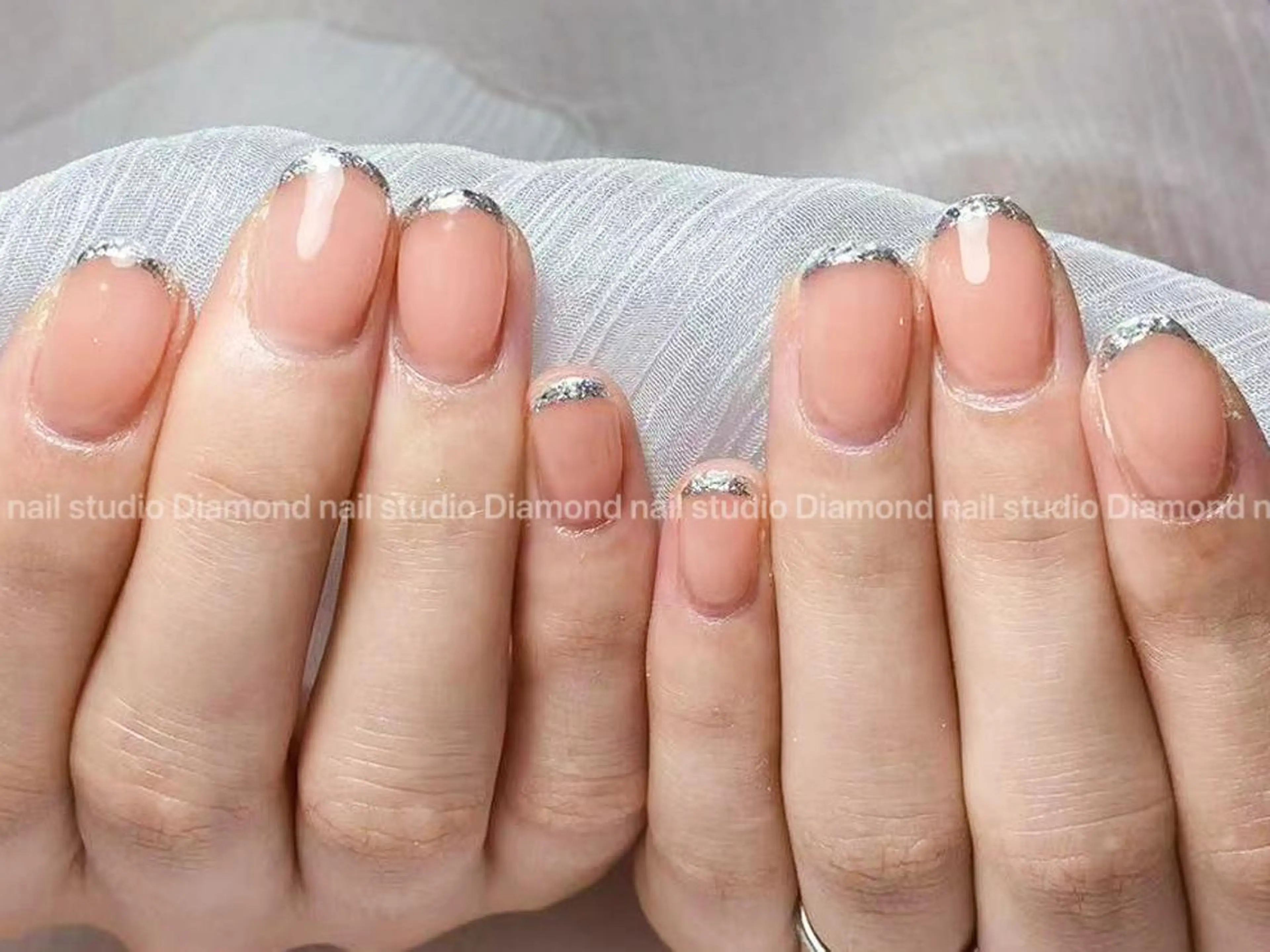 ネイル アートネイル オーロラネイル ガーリー キラキラネイル マグネットネイル ハンドネイル Diamond ✨のネイルデザイン