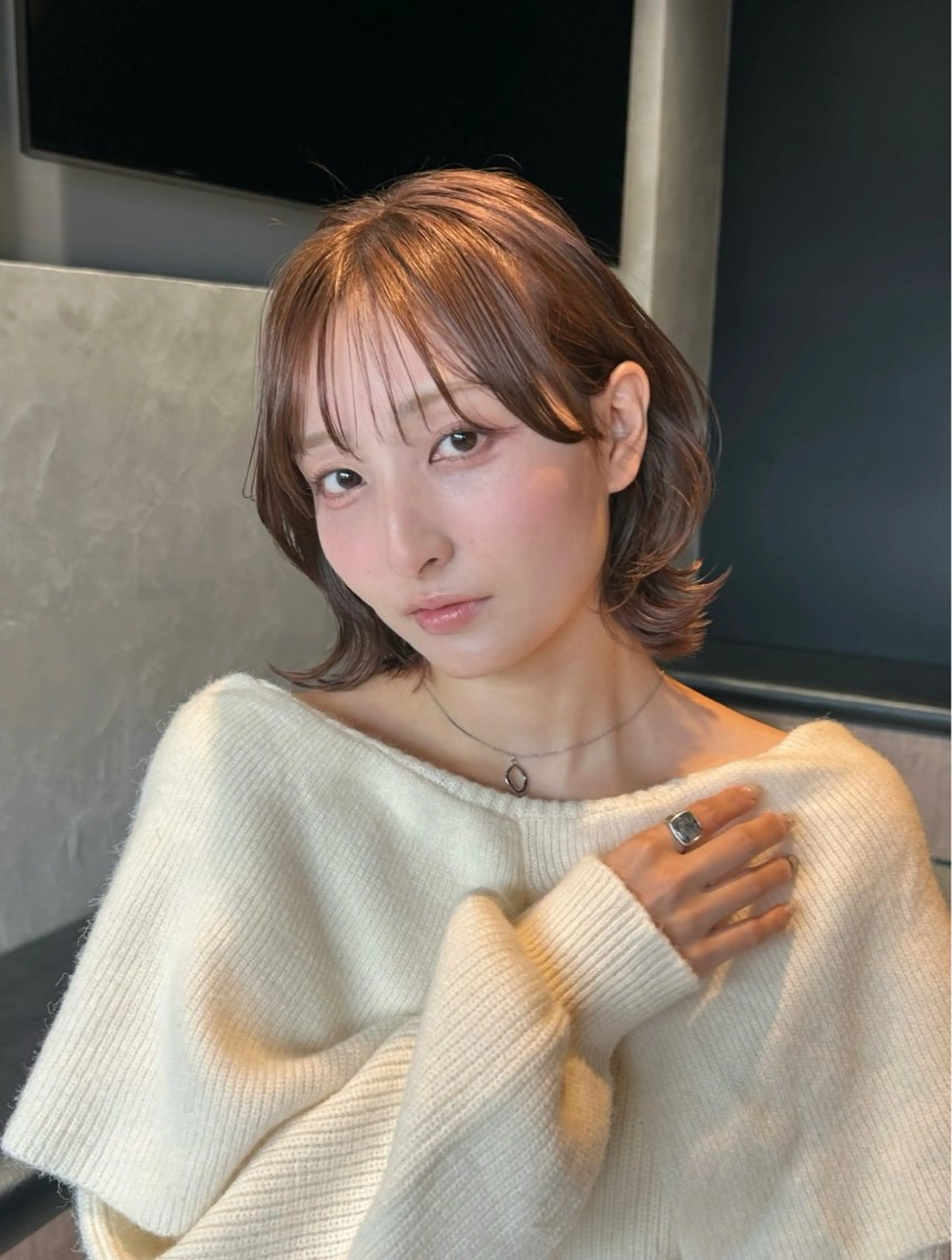 色持ちダメージレス🌟ホームケアtr付き🏠艶プレミアムカラー(お白髪染可🙆♀️)リタッチカラーの場合は¥-1200の写真