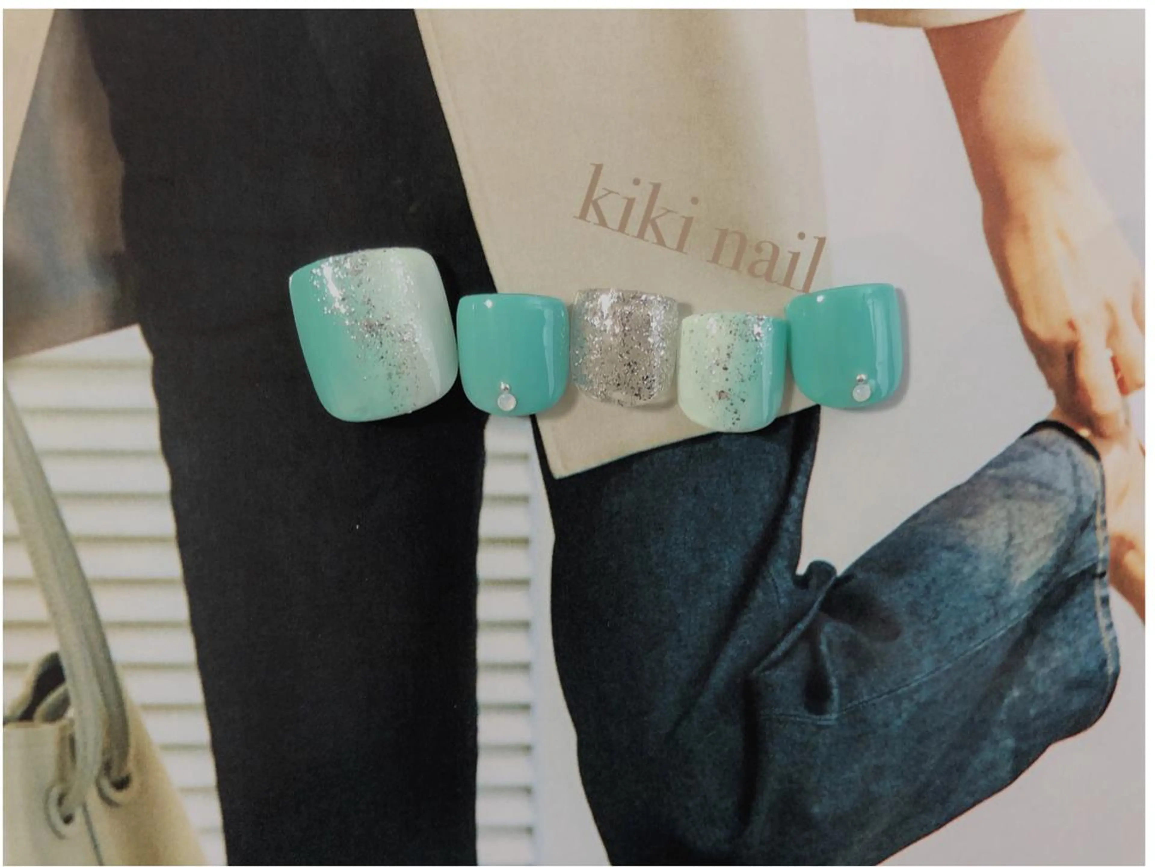 ネイル フットネイル kiki nail 二子玉川のネイルデザイン