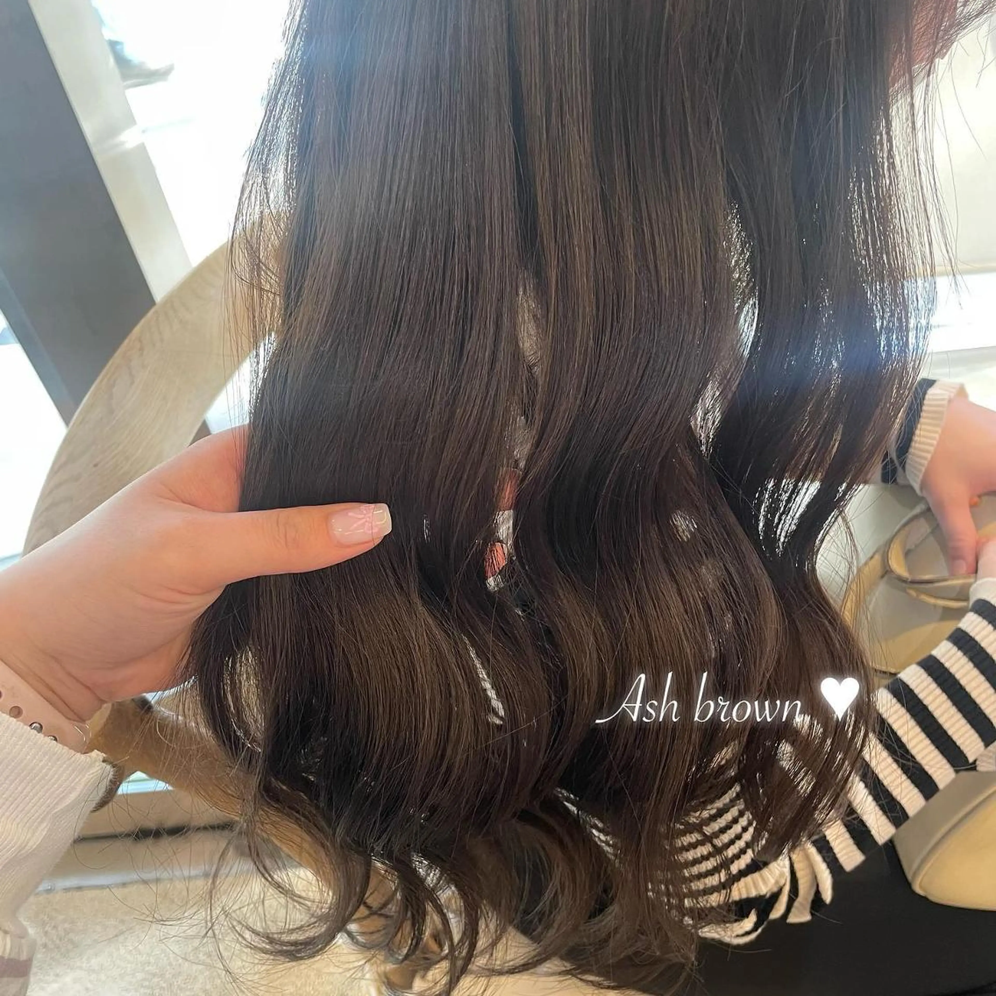 カラー ヘアアレンジ ブリーチ 透明感カラー ブリーチなしカラー 𝙢𝙞𝙮𝙪🎀 girly hairのヘアスタイル