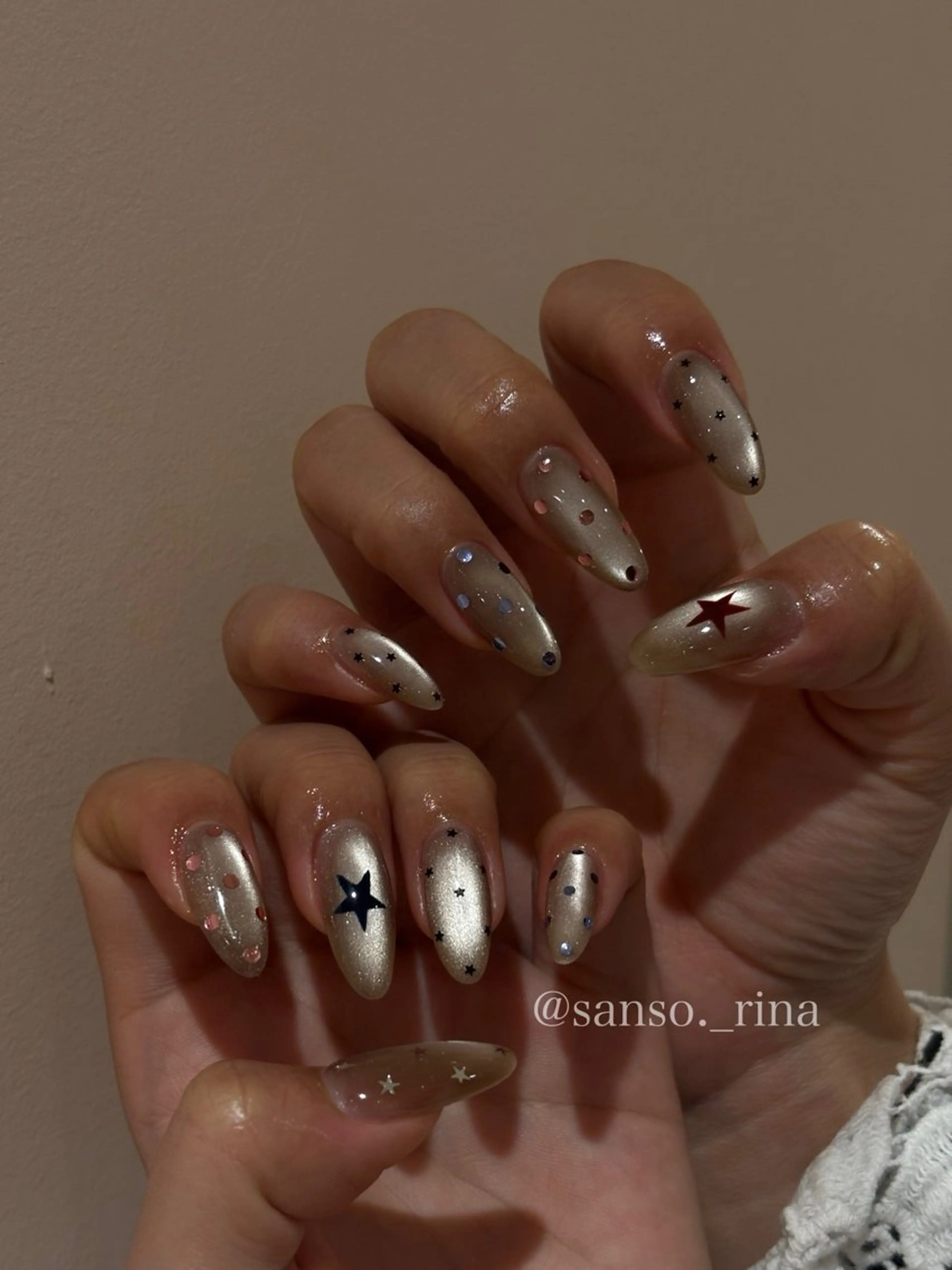 ネイル ハンドネイル フットネイル nuu  栄所属・早川 里奈のネイルデザイン