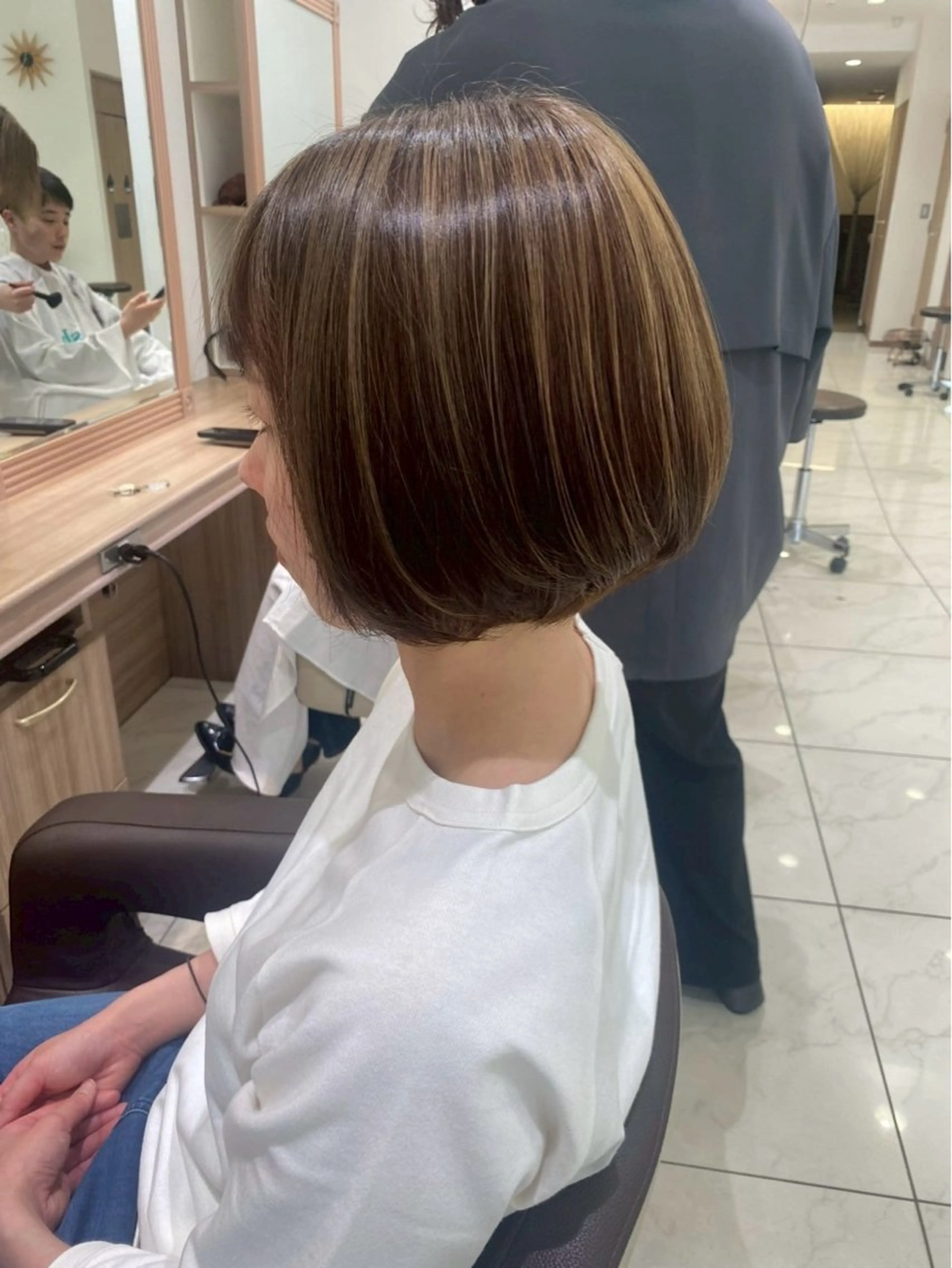 ショート カラー ハイライトカラー ハイライト 三川 洋樹のヘアスタイル