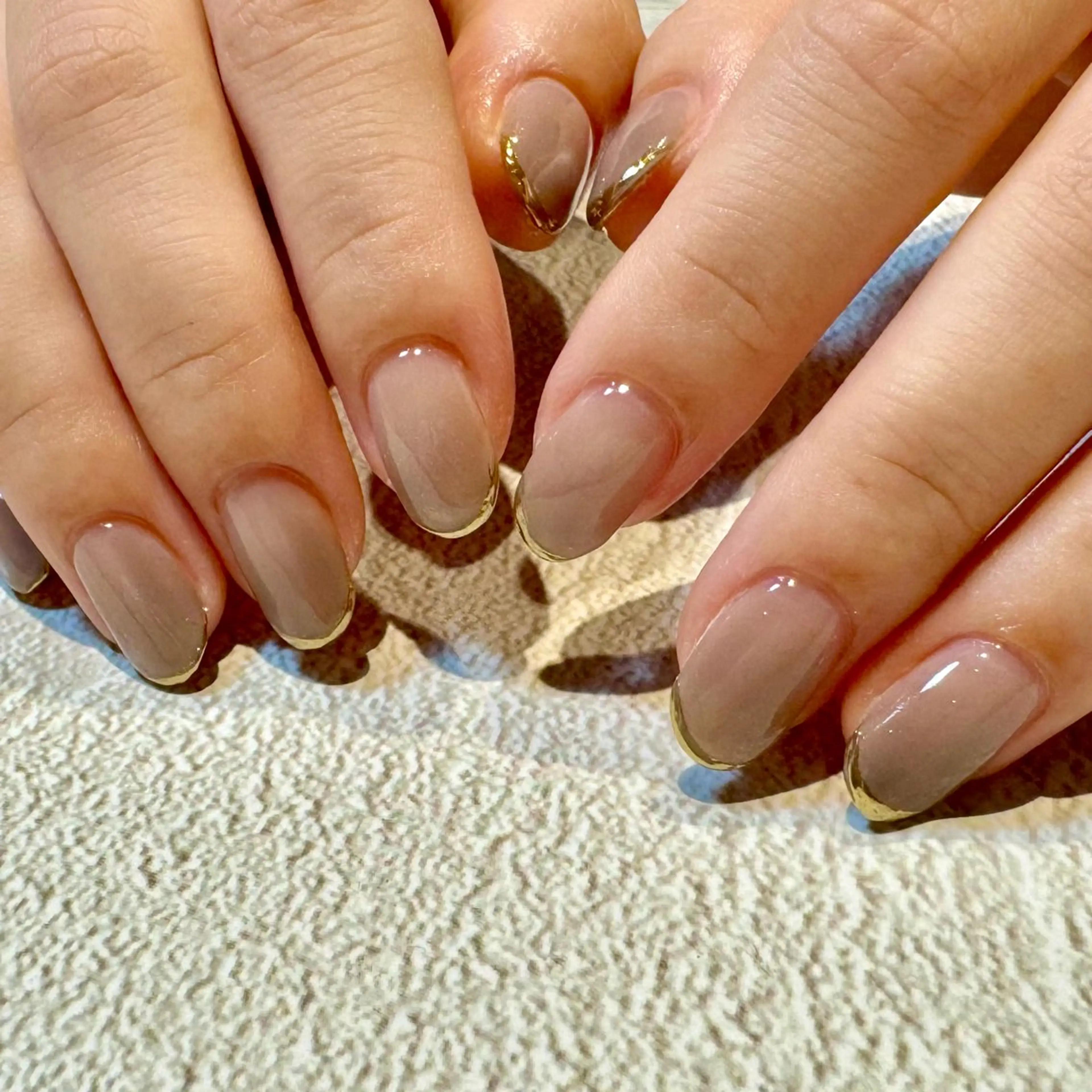 ネイル グラデーション ミラーネイル ハンドネイル EARTH浦添店 村吉のネイルデザイン