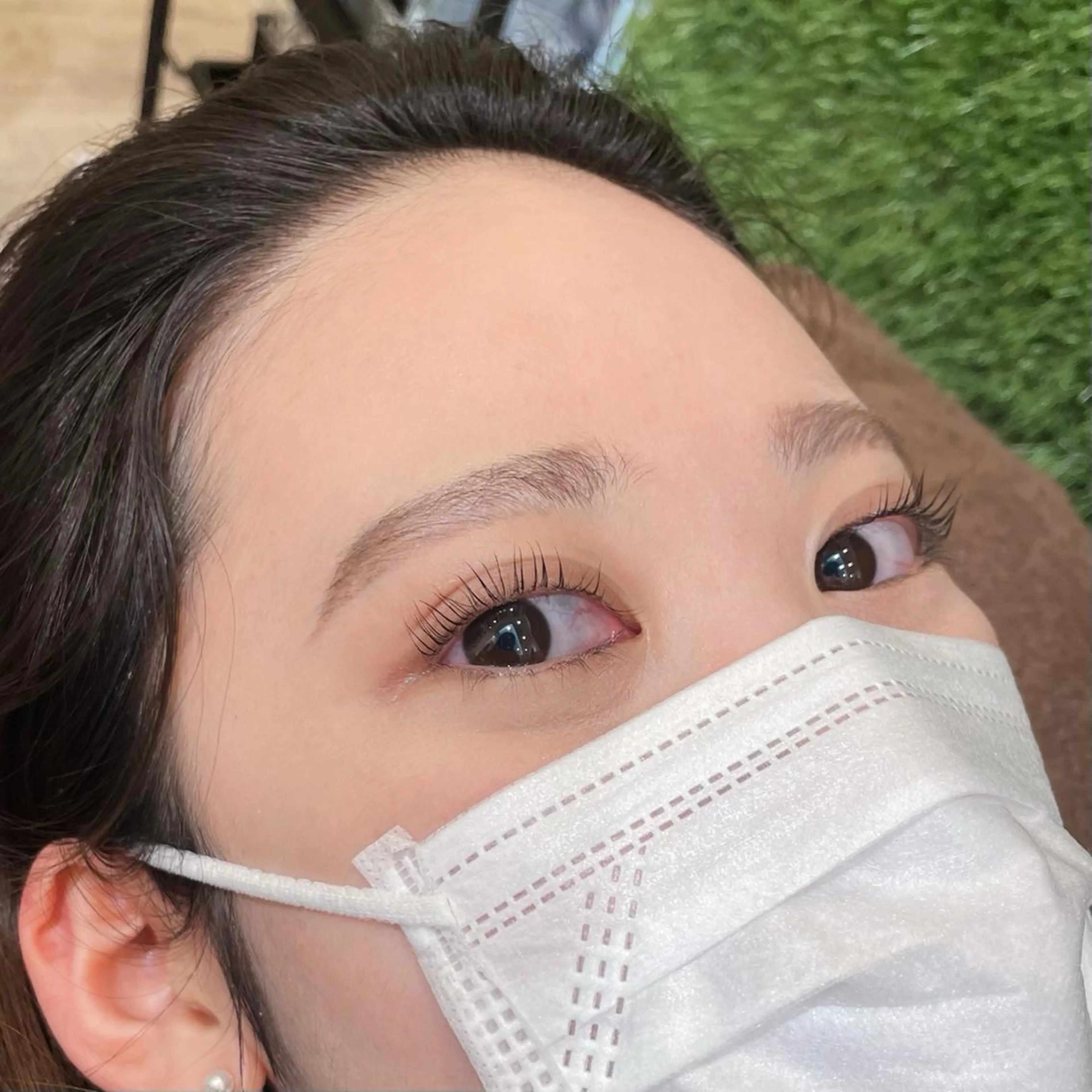 マツエク・マツパ パリジェンヌラッシュリフト 一重×まつ毛パーマ マツパ AYU / MODE K's 松原のヘアスタイル