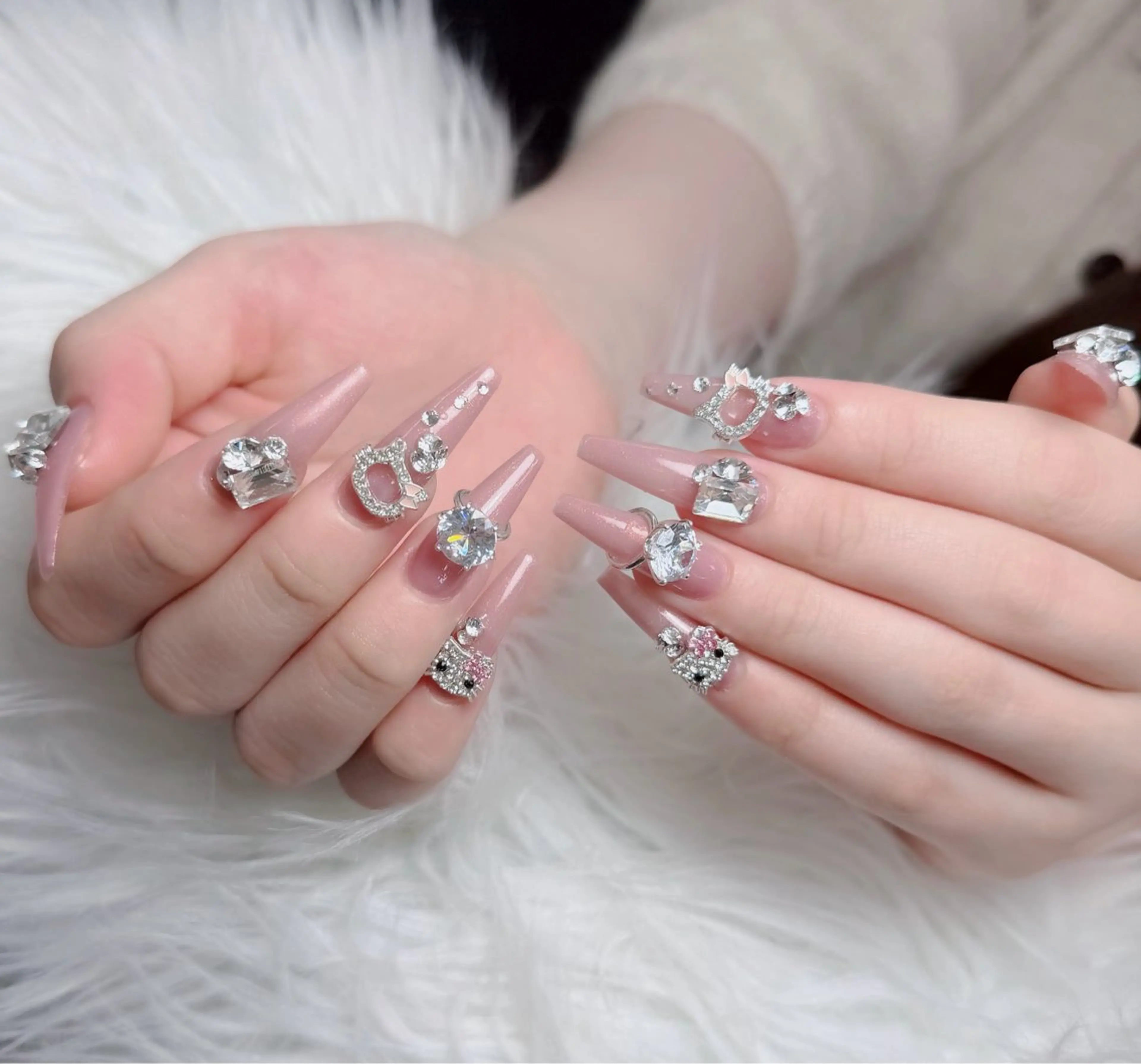 ネイル アートネイル フレンチネイル ジェルネイル 韓国ネイル マグネットネイル ハンドネイル Lenie Nail Okuboのネイルデザイン