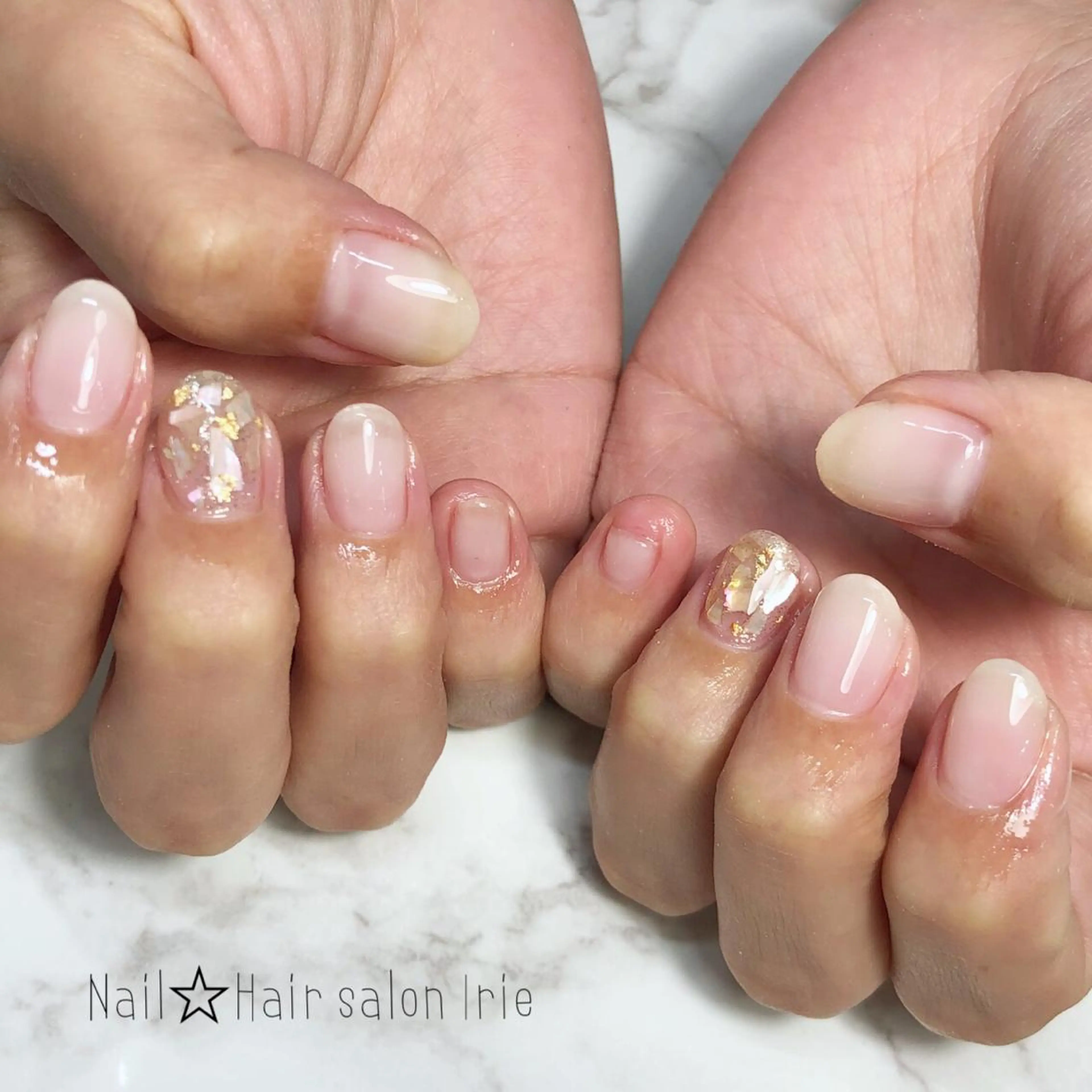 ネイル ハンドネイル ハンドケア Hair salon Irie所属・與儀 知佳のネイルデザイン