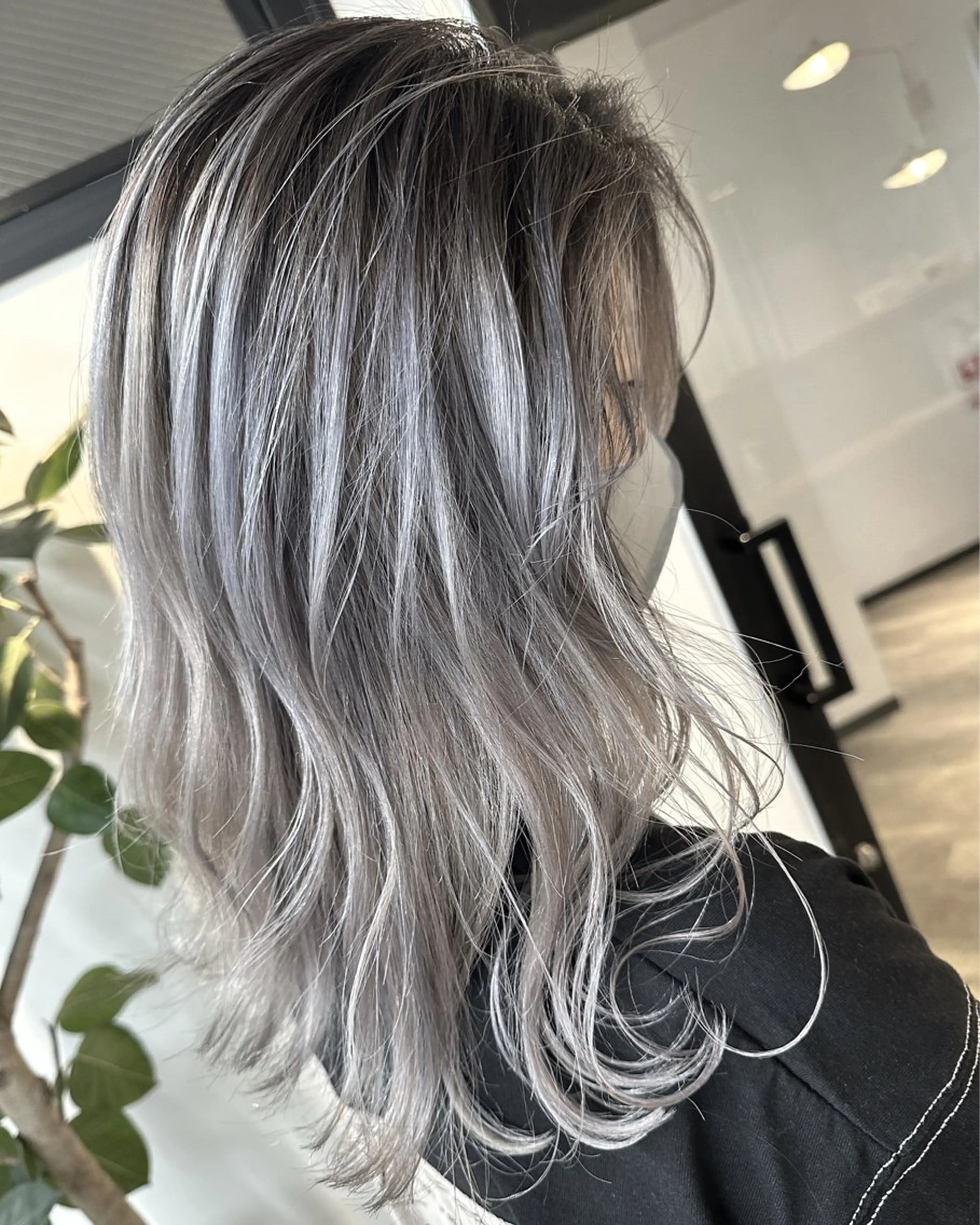 ロング カラー パーマ カット ヘアカラー ブリーチ毛縮毛矯正 👑山口のヘアスタイル