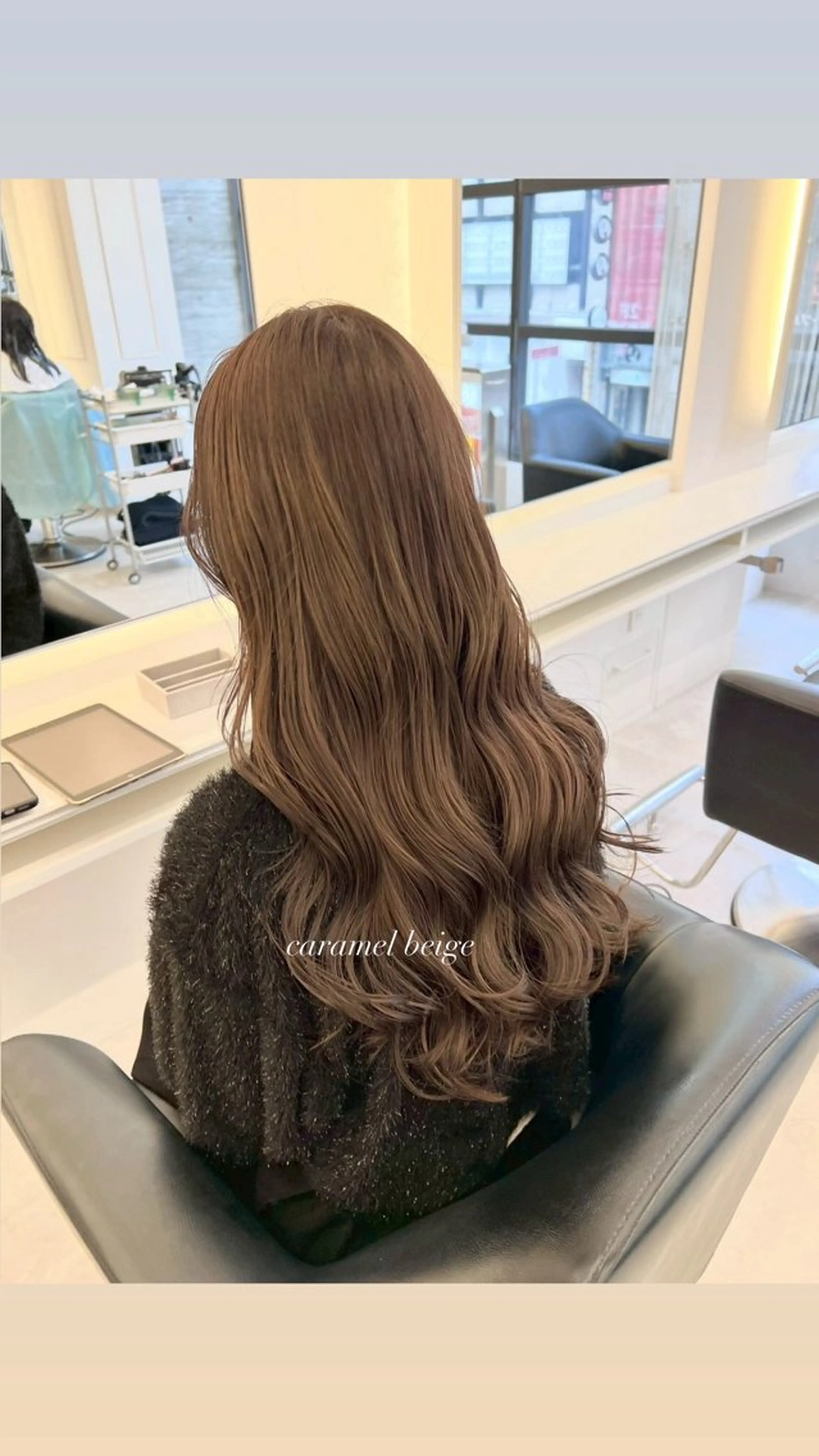 ロング ヘアカラー ParveMix 宮﨑 梨里のヘアスタイル