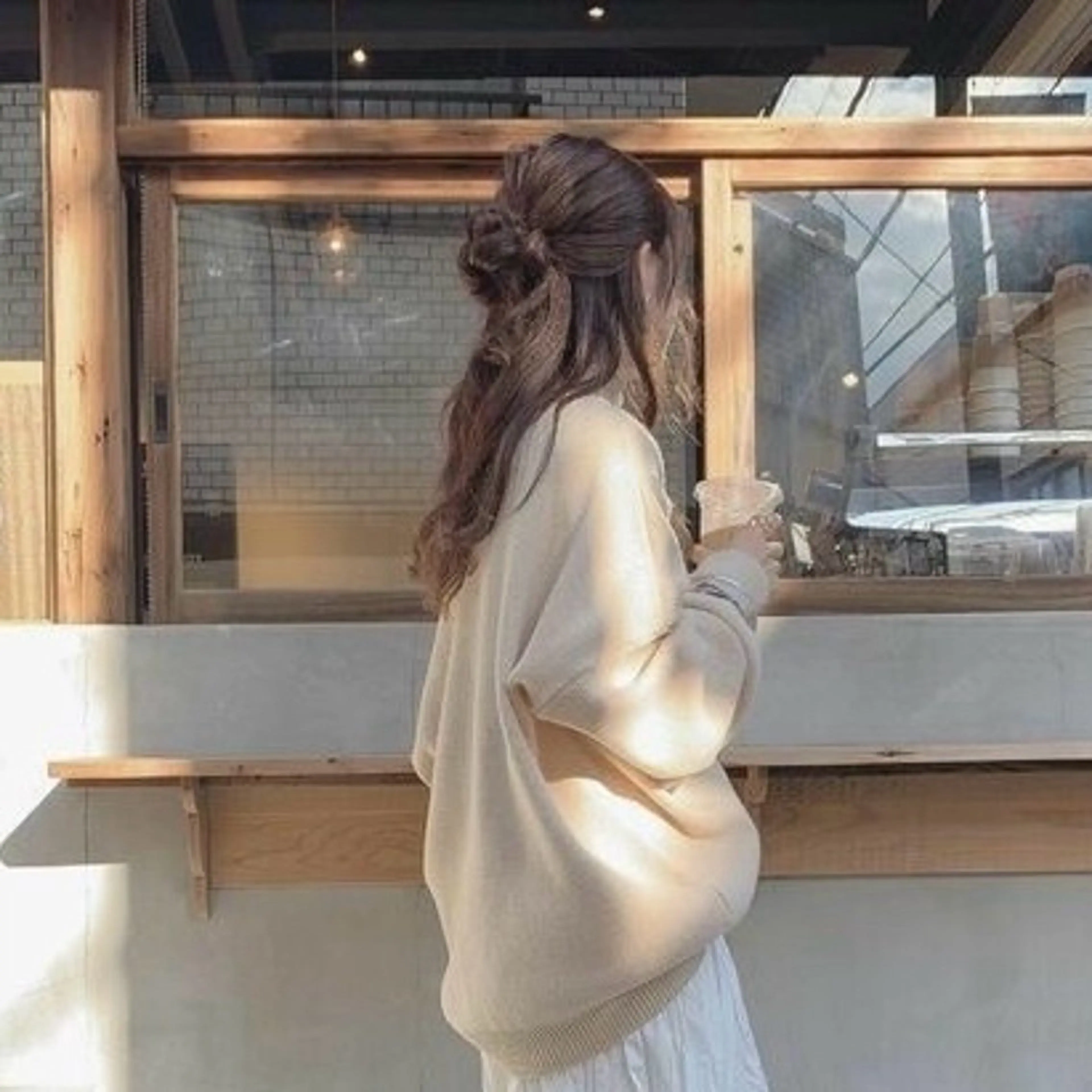 ロング カラー AIN.ANLY.所属・韓国ｶﾞｰﾘｰ 🎀ミスズ🩰のヘアスタイル