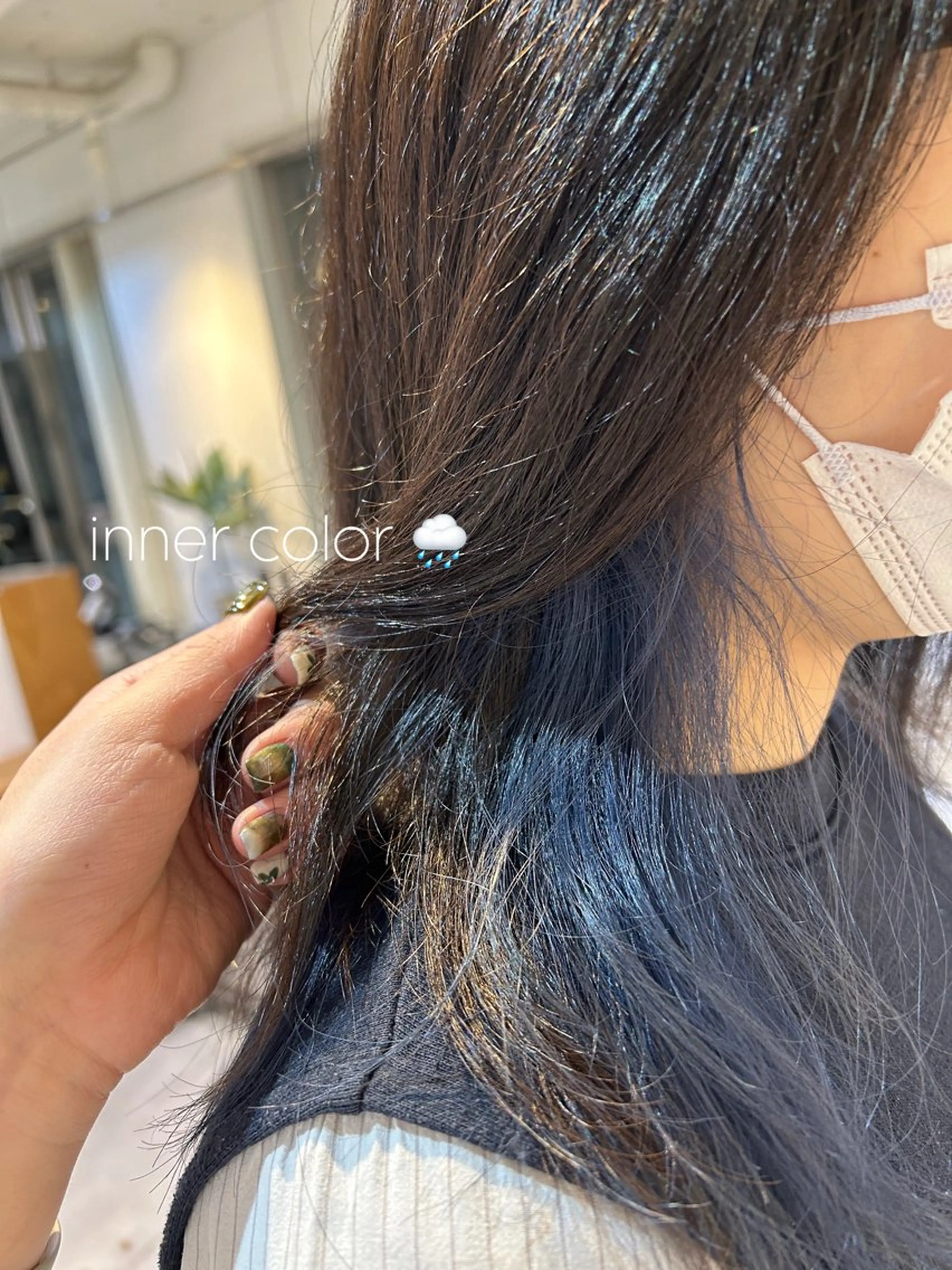 ミディアム カラー 湯浅 美葉のヘアスタイル