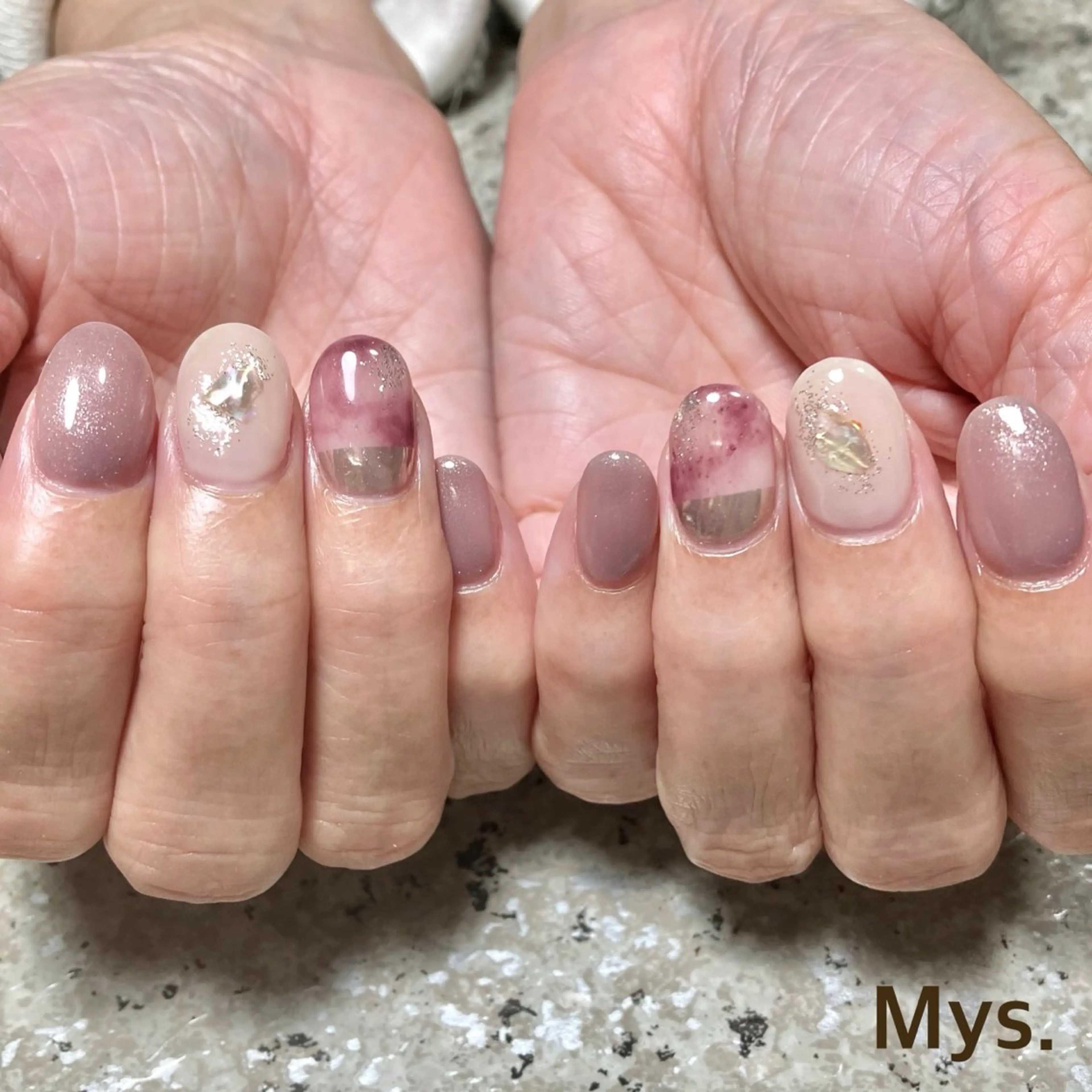 ネイル ハンドネイル Mys. 三上紗紀のネイルデザイン