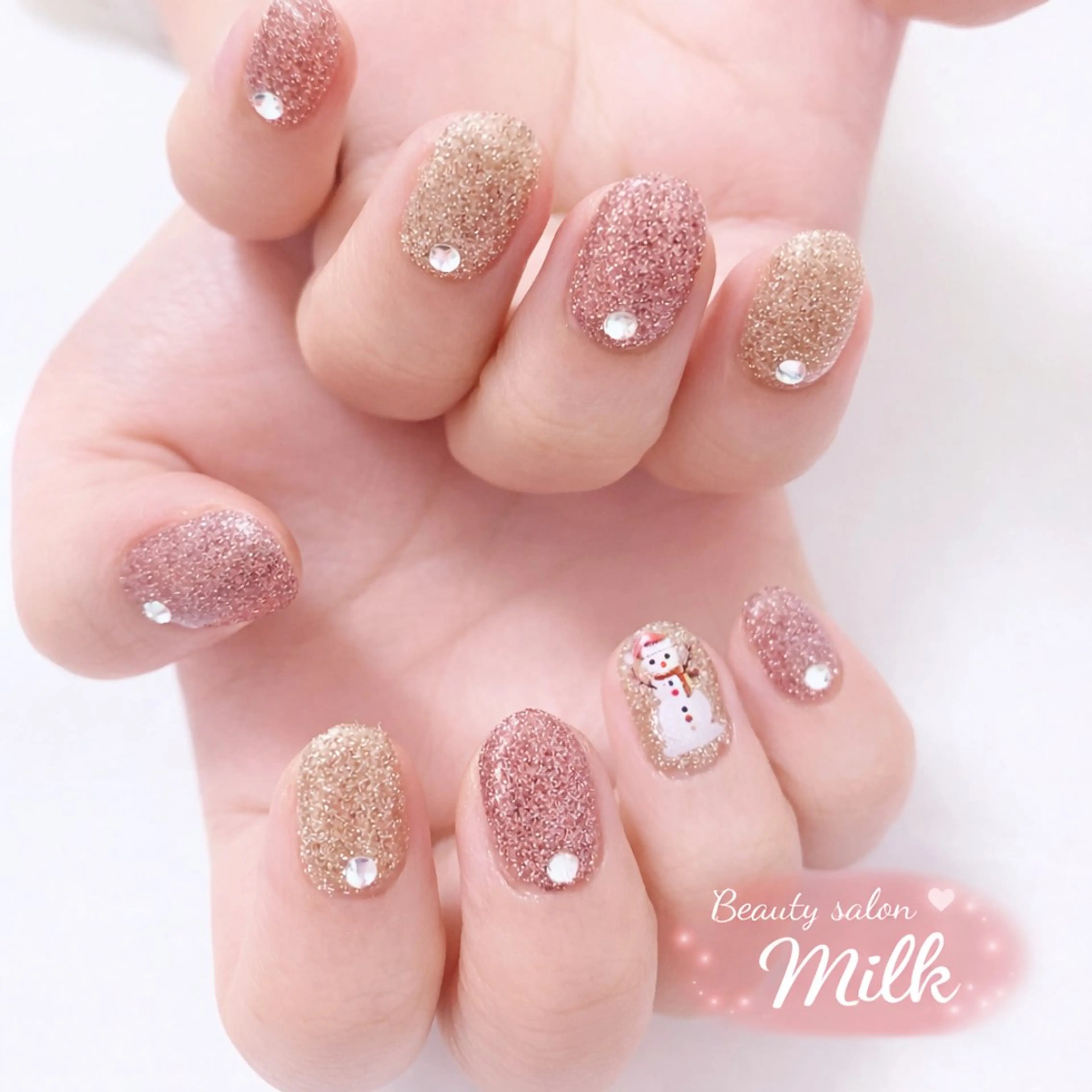 【ハンド】デザインネイル💅甘皮処理、ケア込み✨(オフなし)の写真