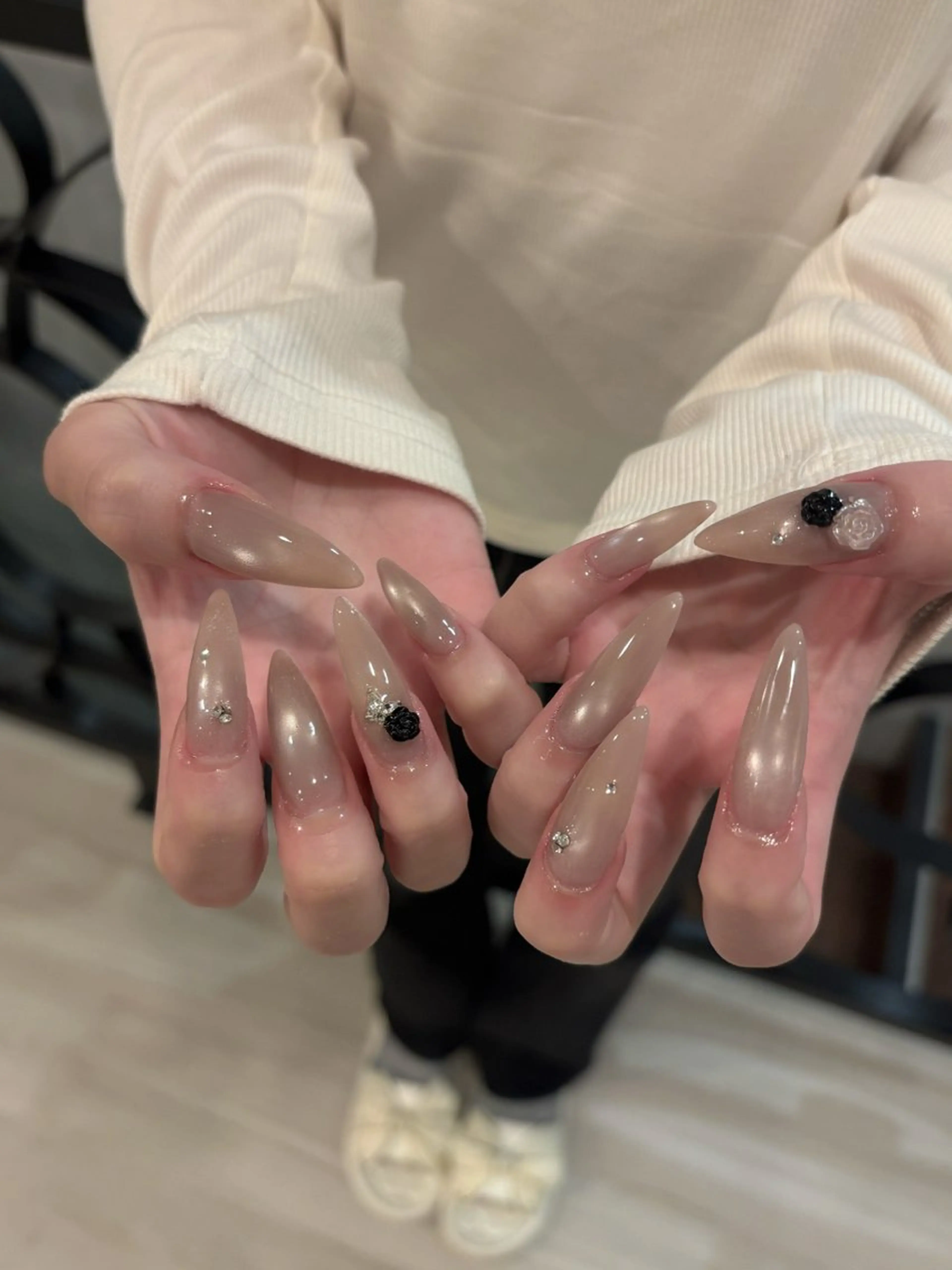 ネイル 名古屋ワンホンネイル 沙理亜のネイルデザイン